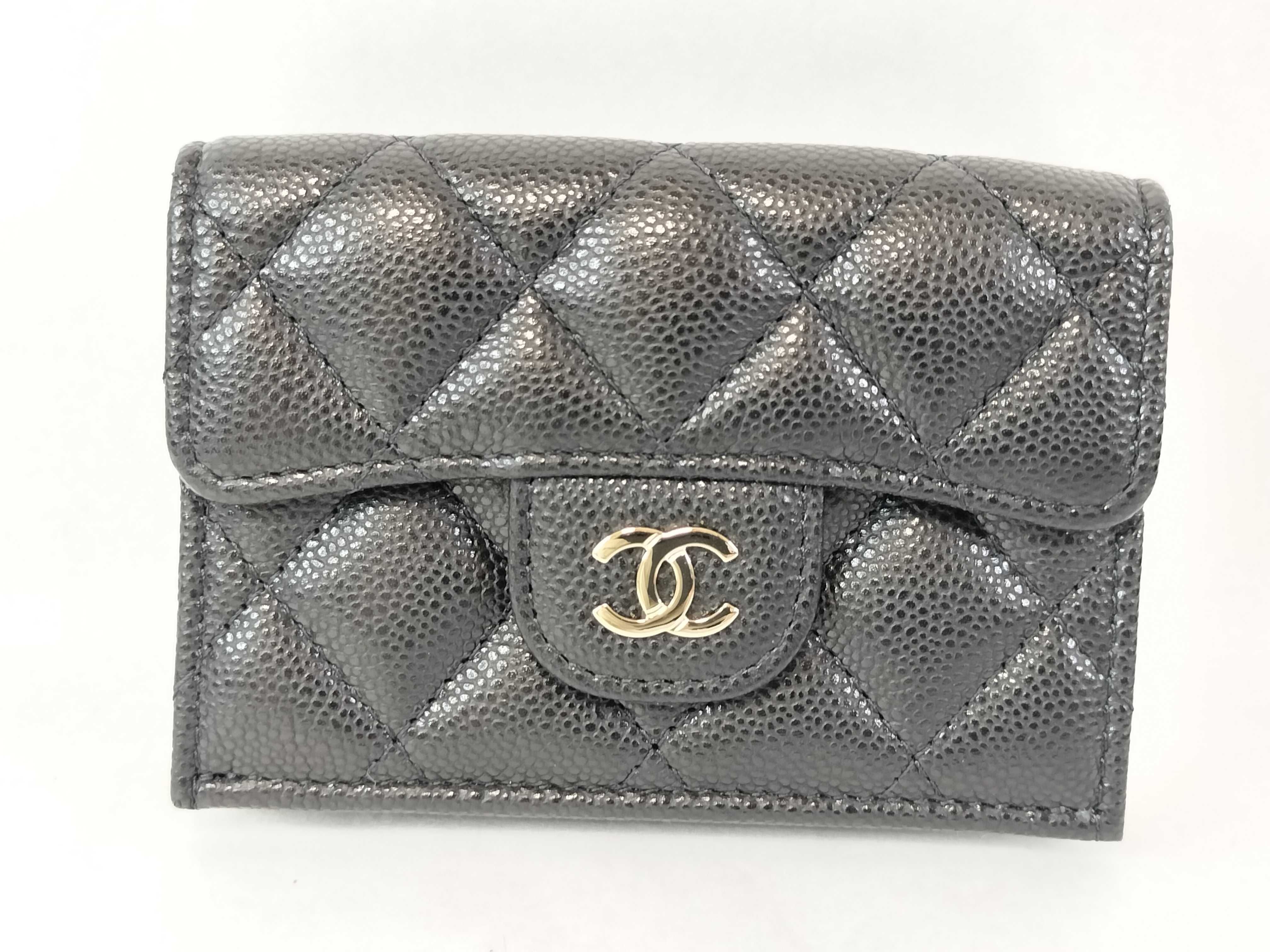 Caviar Skin Compact Wallet