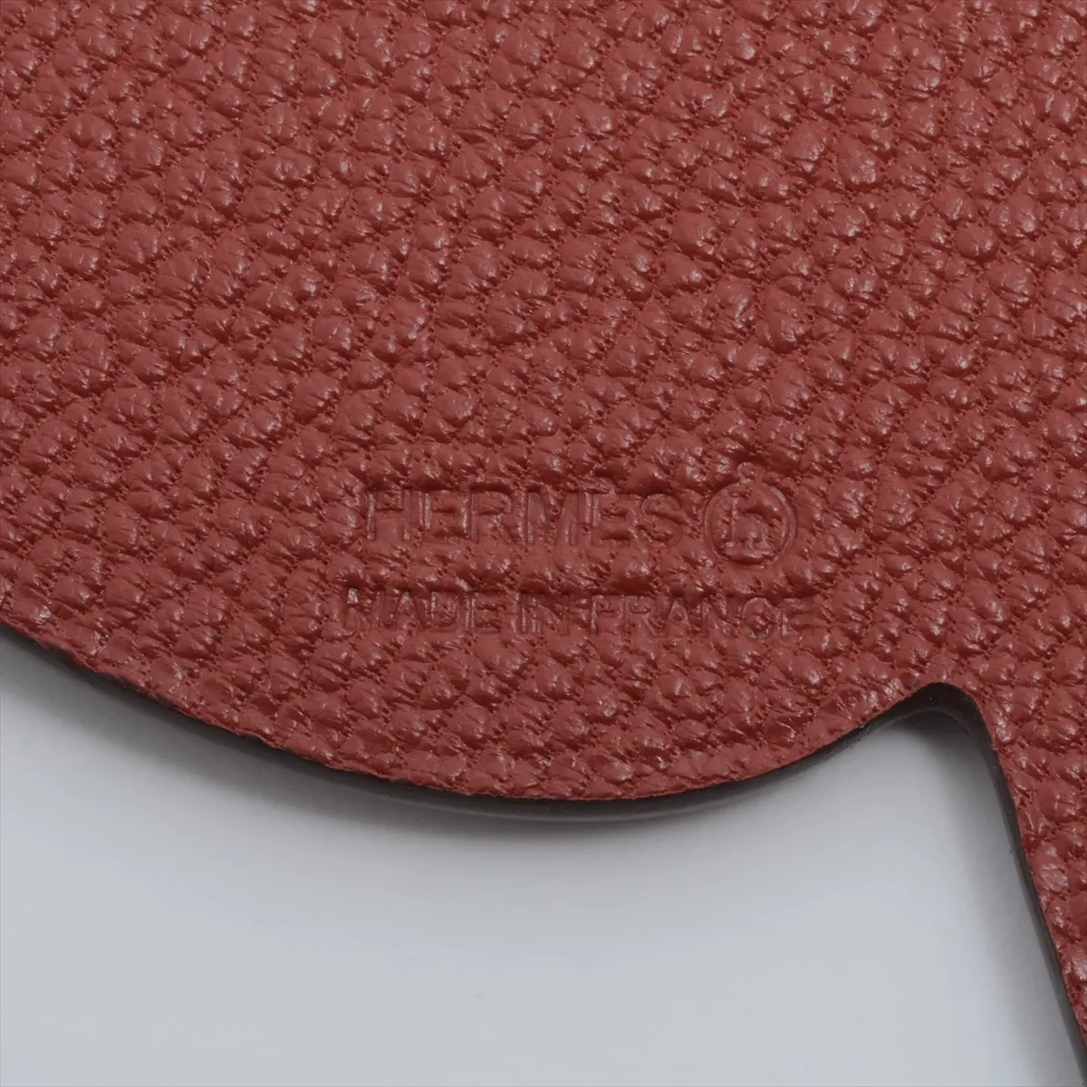 Petit H charm, brown leather, — view 3