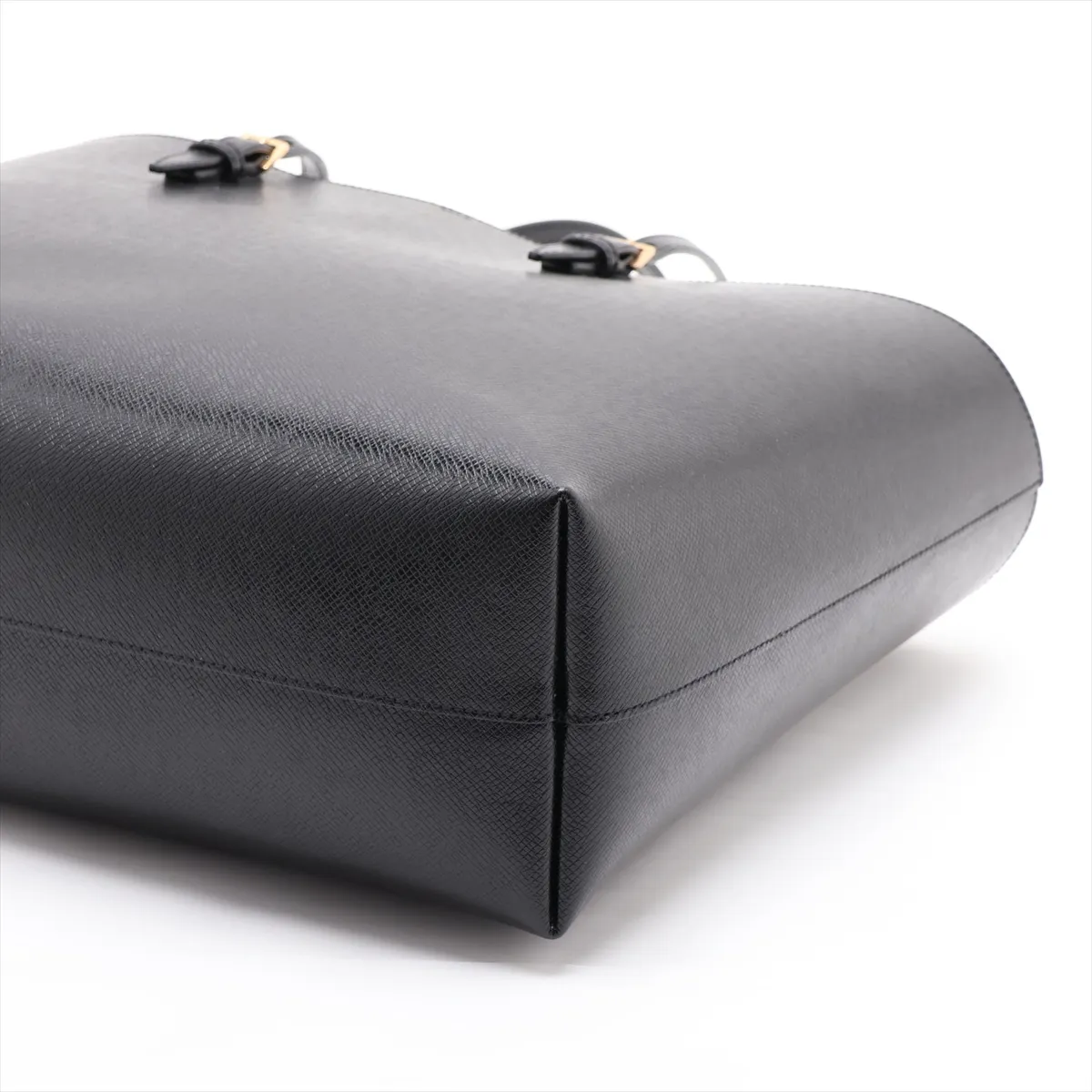 East West Leather Tote Bag, Black, 604309 — view 3