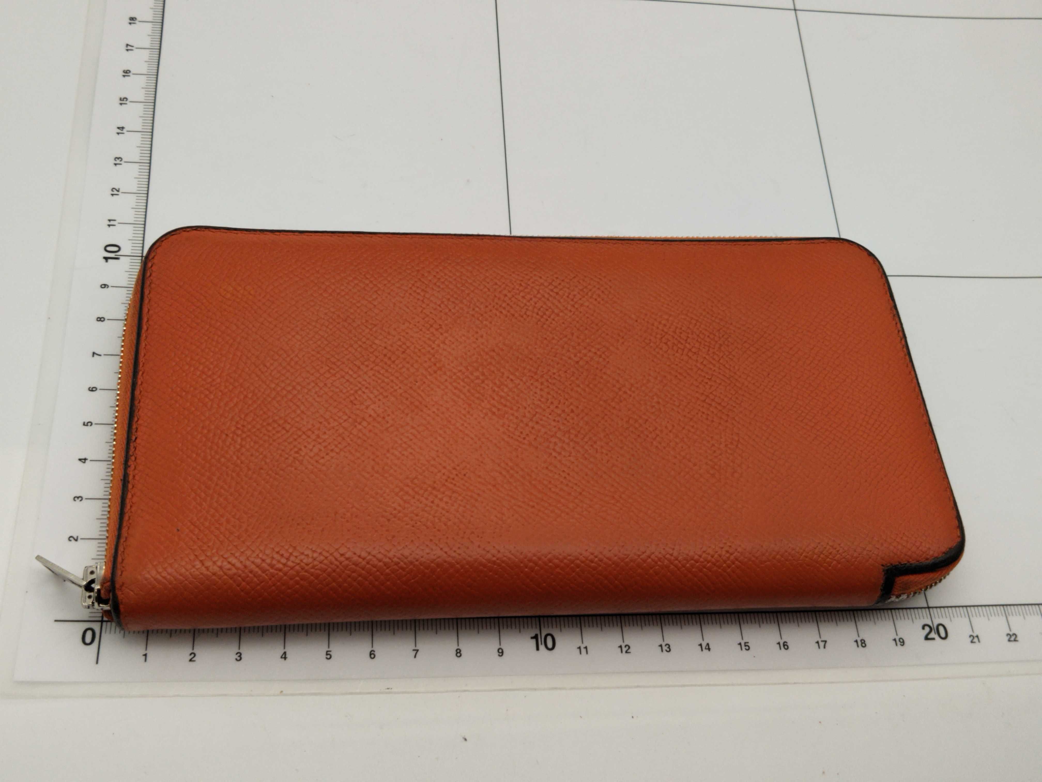 Azap wallet, Hermes wallet, Azap Long Silk In, orange wallet — view 2
