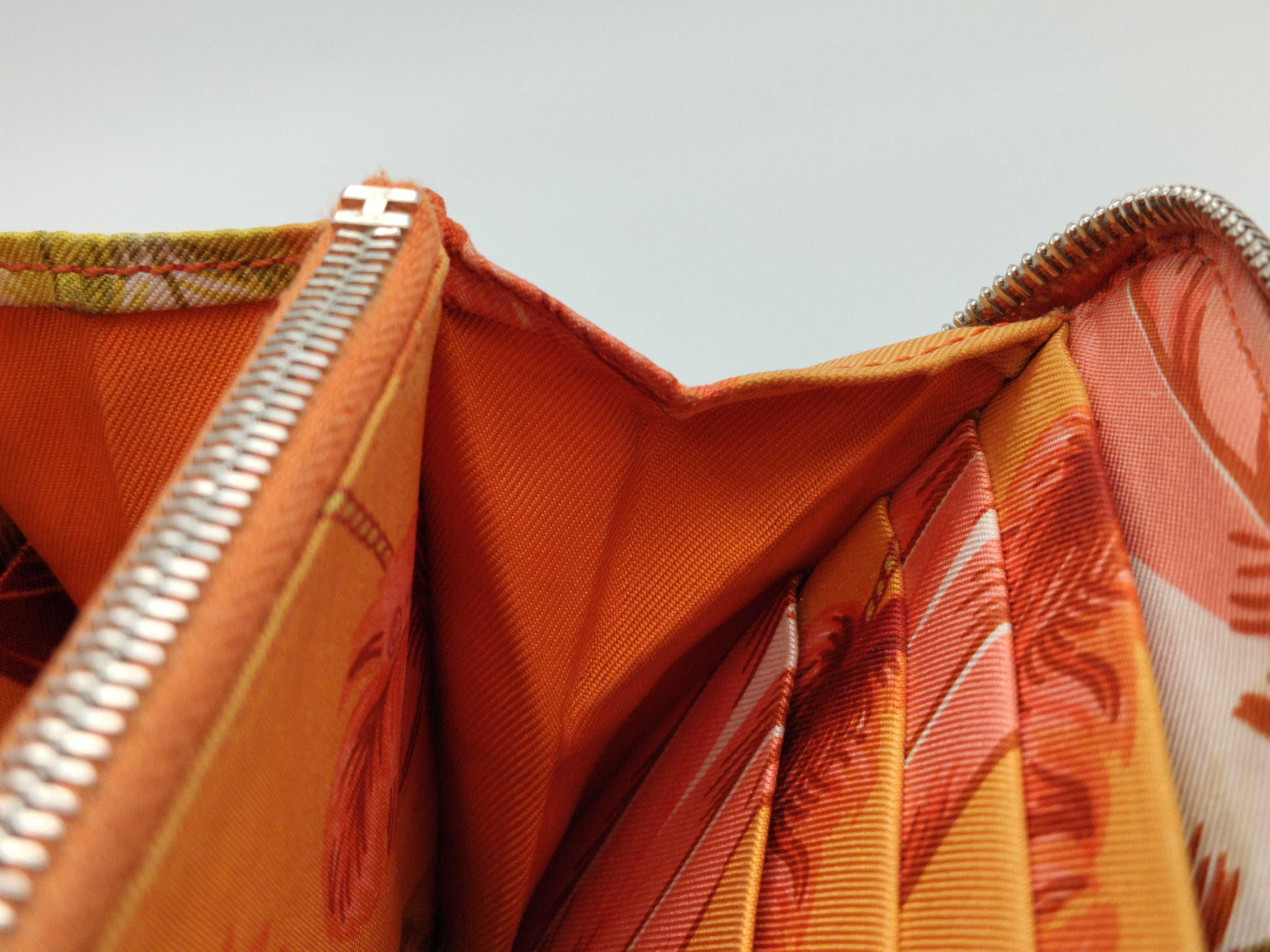 Azap wallet, Hermes wallet, Azap Long Silk In, orange wallet — view 11