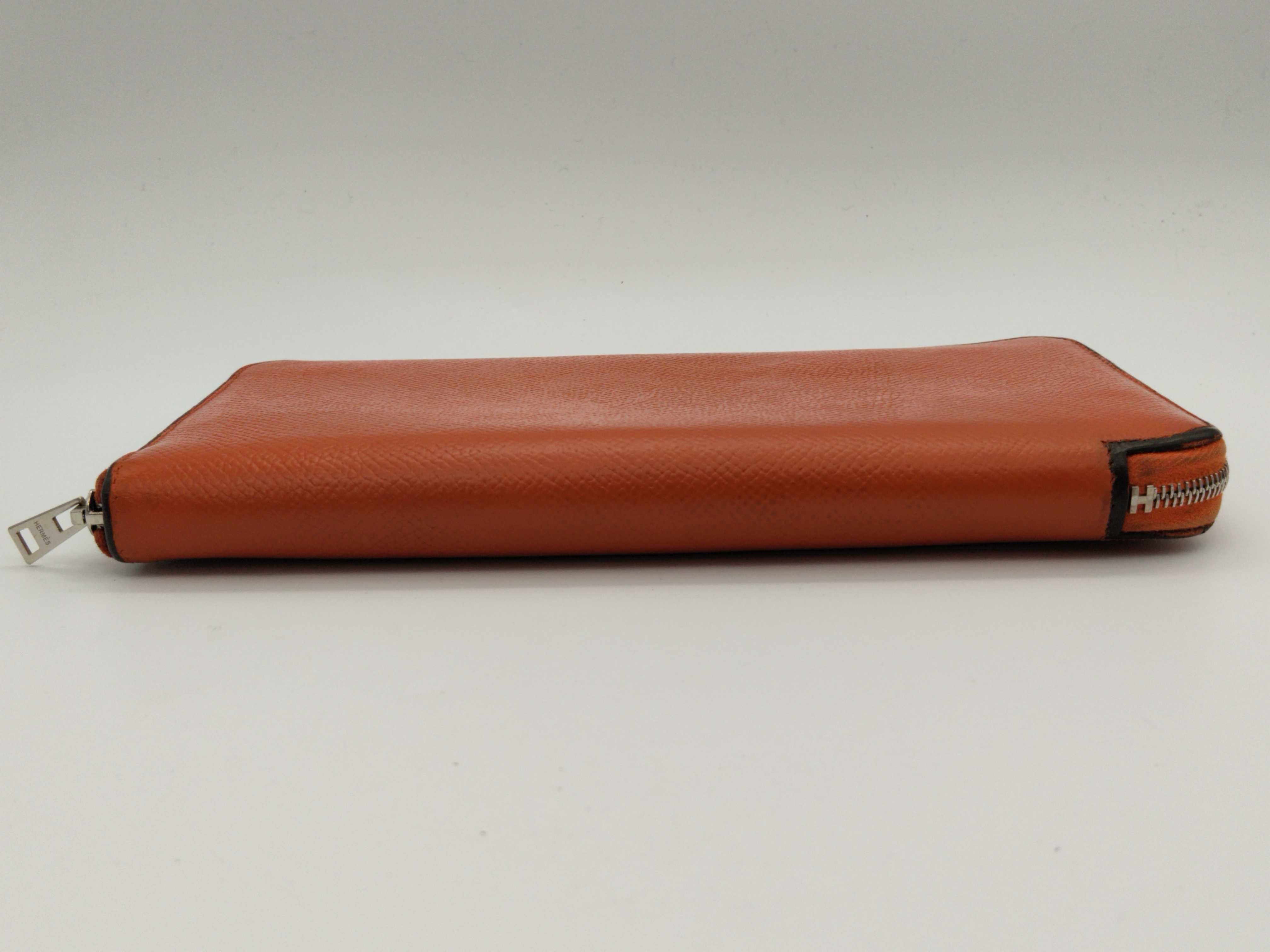 Azap wallet, Hermes wallet, Azap Long Silk In, orange wallet — view 4