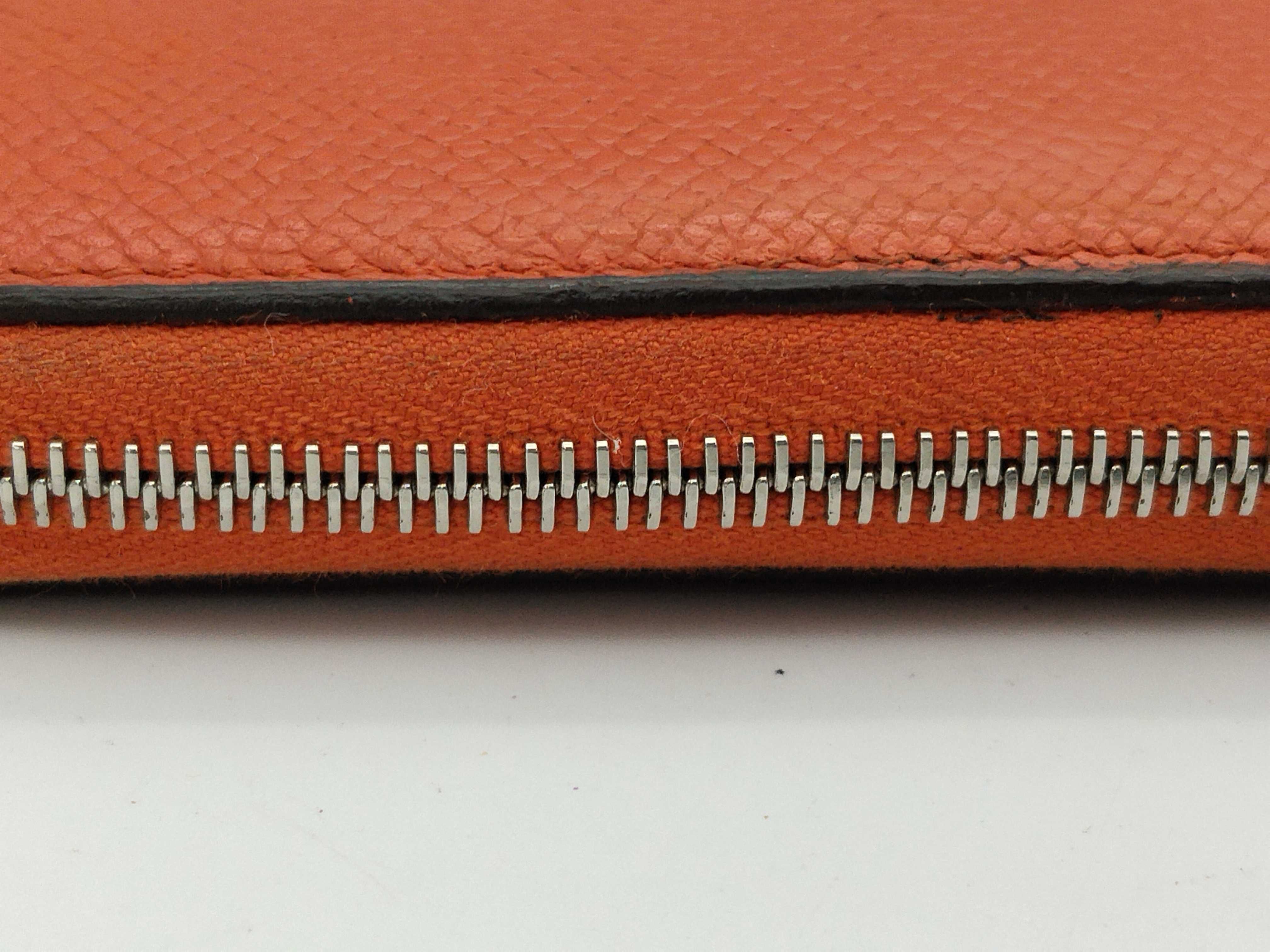 Azap wallet, Hermes wallet, Azap Long Silk In, orange wallet — view 9