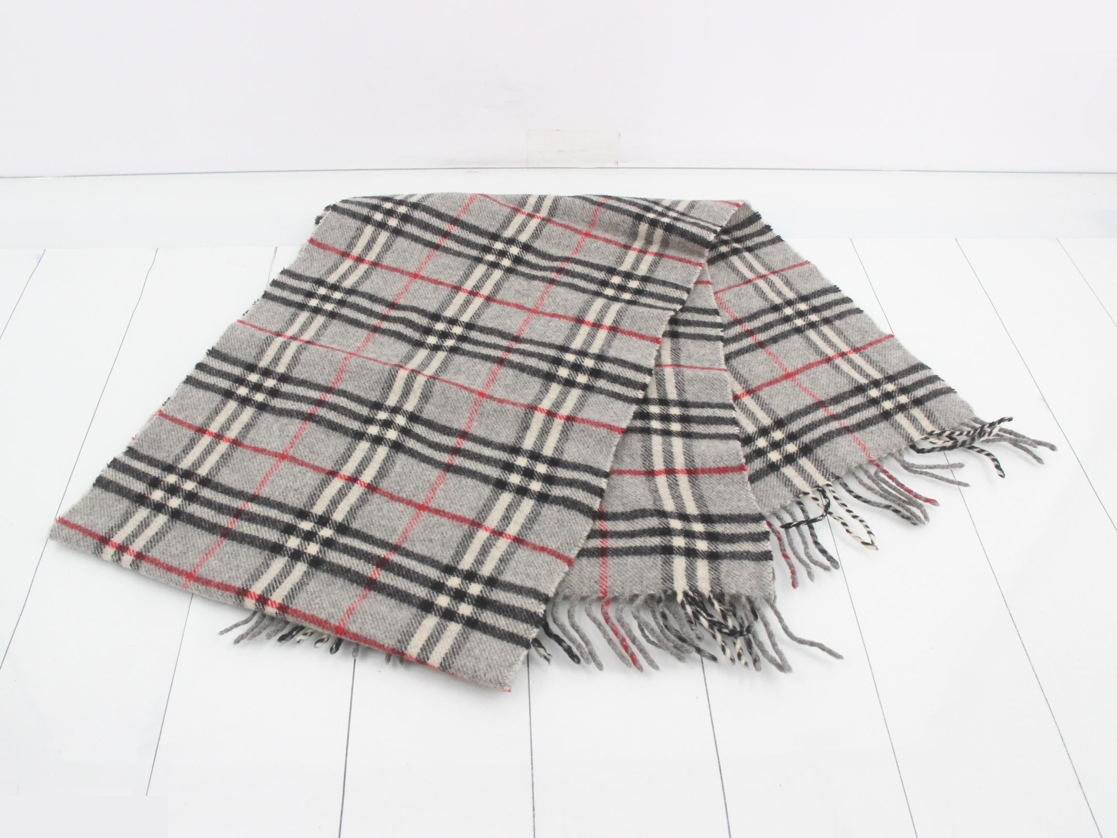 Nova Check Scarf, Gray — view 3