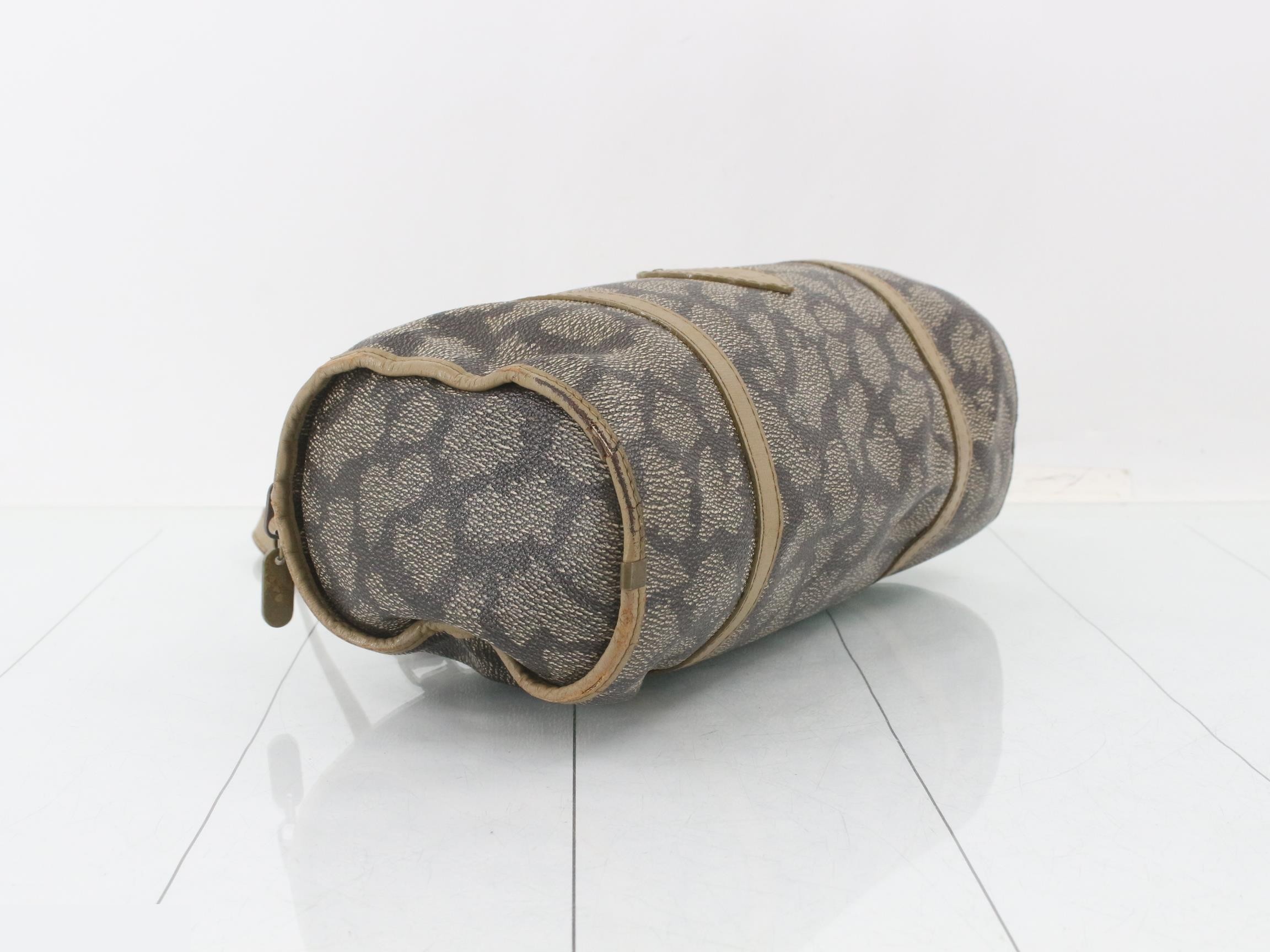 PVC/Leather Giraffe Pattern Handbag — view 5