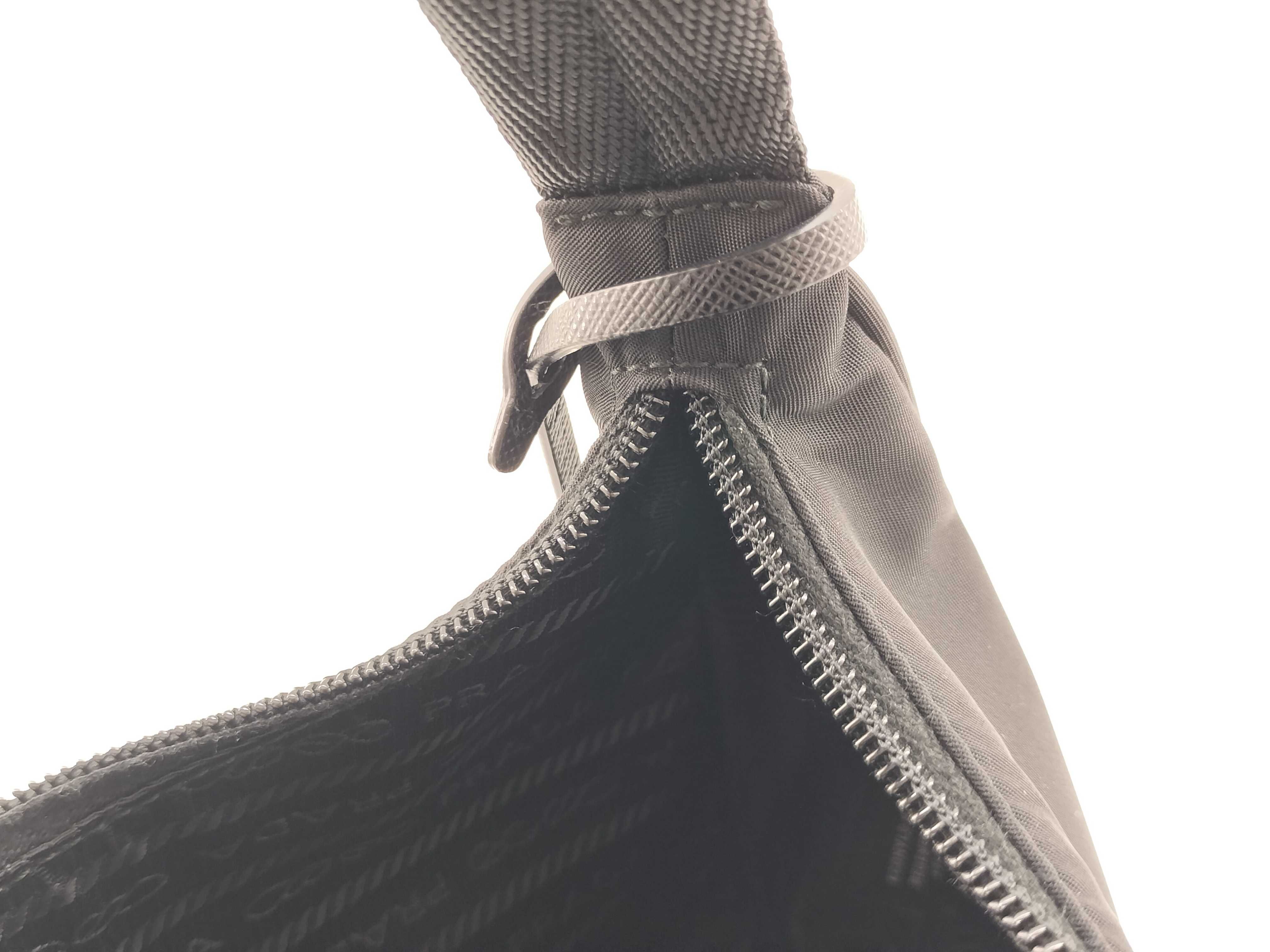 Nylon Prada Tessuto Nylon Handbag Black MV515 Handbag — view 13