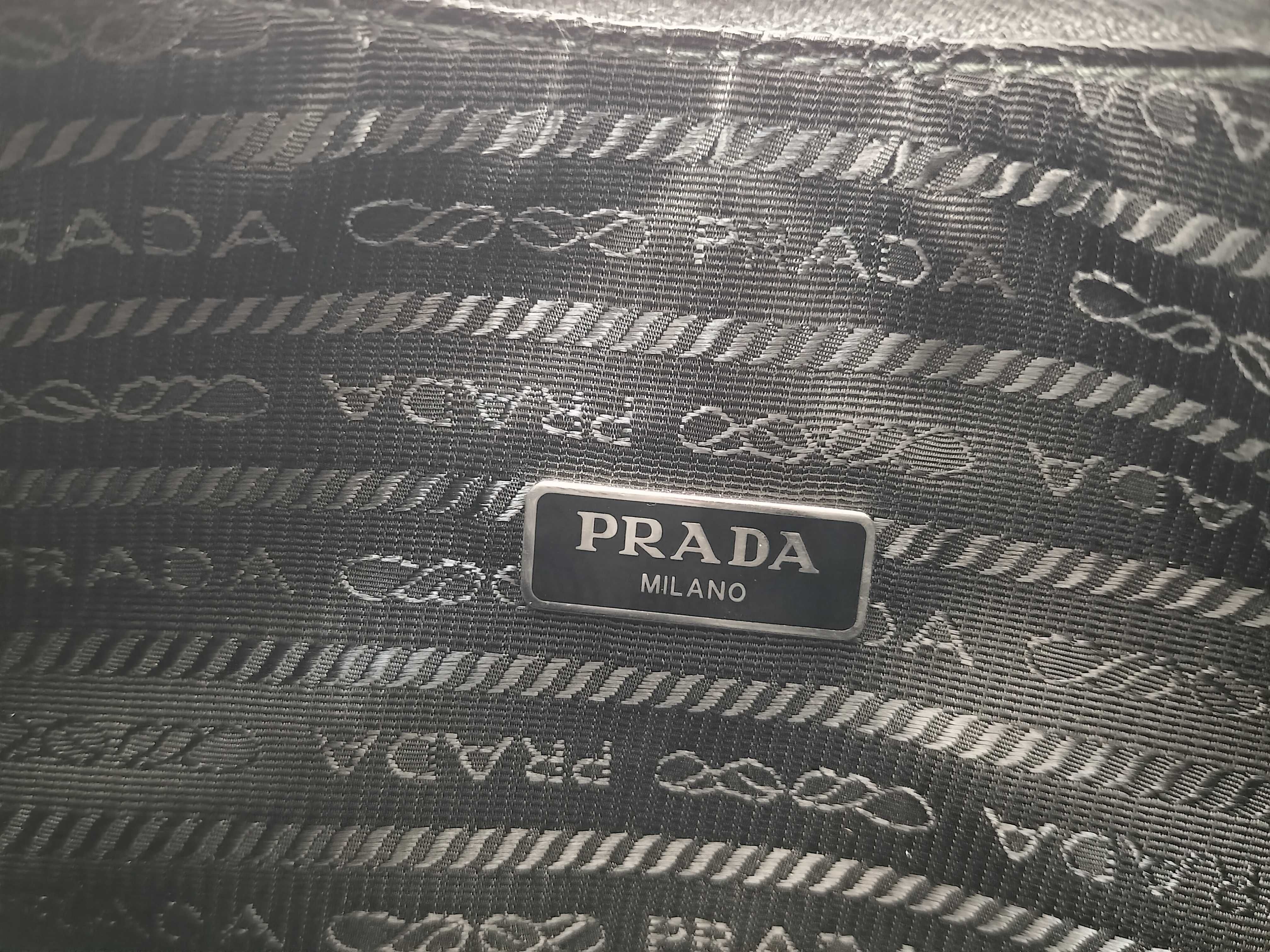 Nylon Prada Tessuto Nylon Handbag Black MV515 Handbag — view 14
