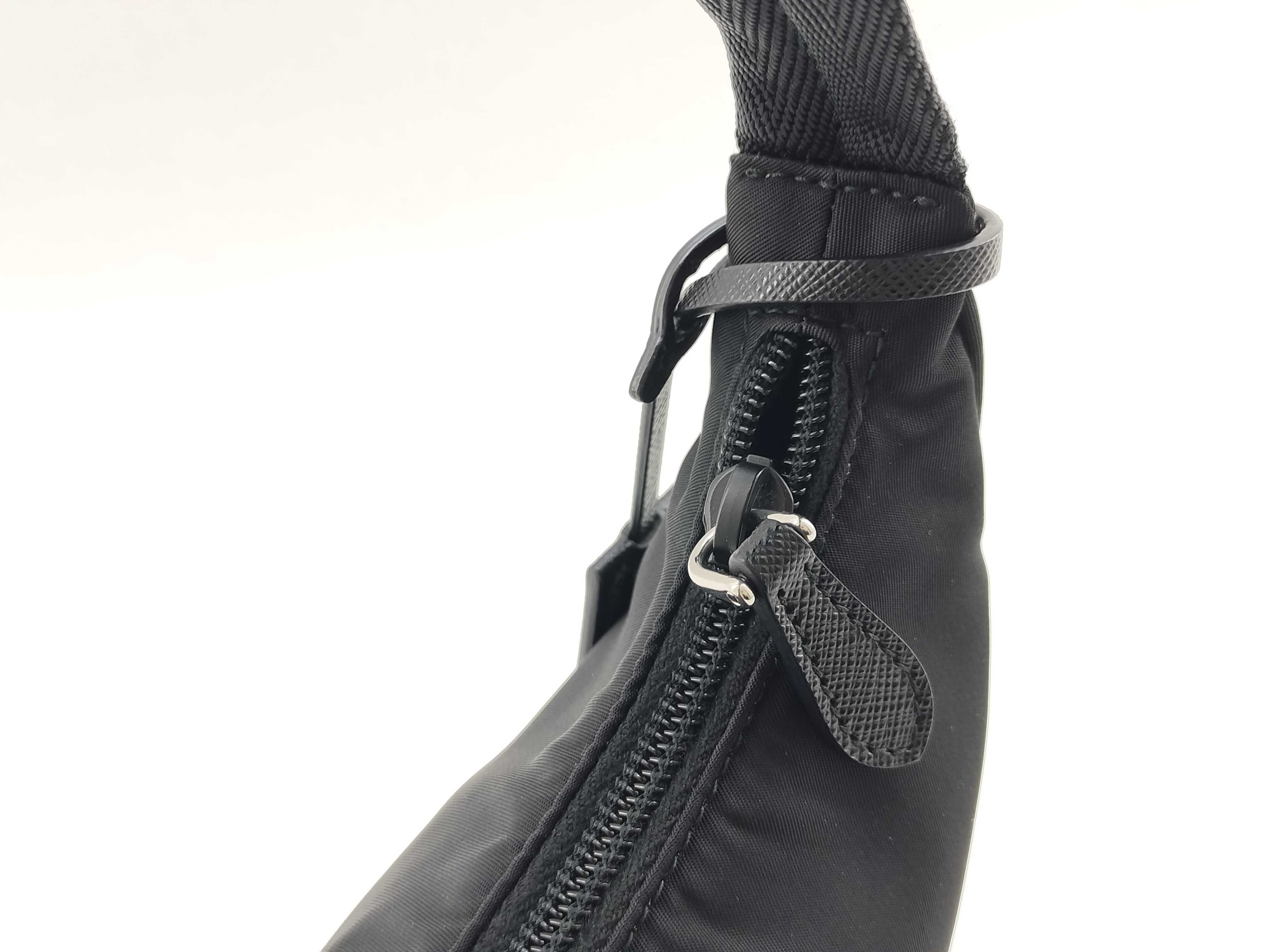 Nylon Prada Tessuto Nylon Handbag Black MV515 Handbag — view 10