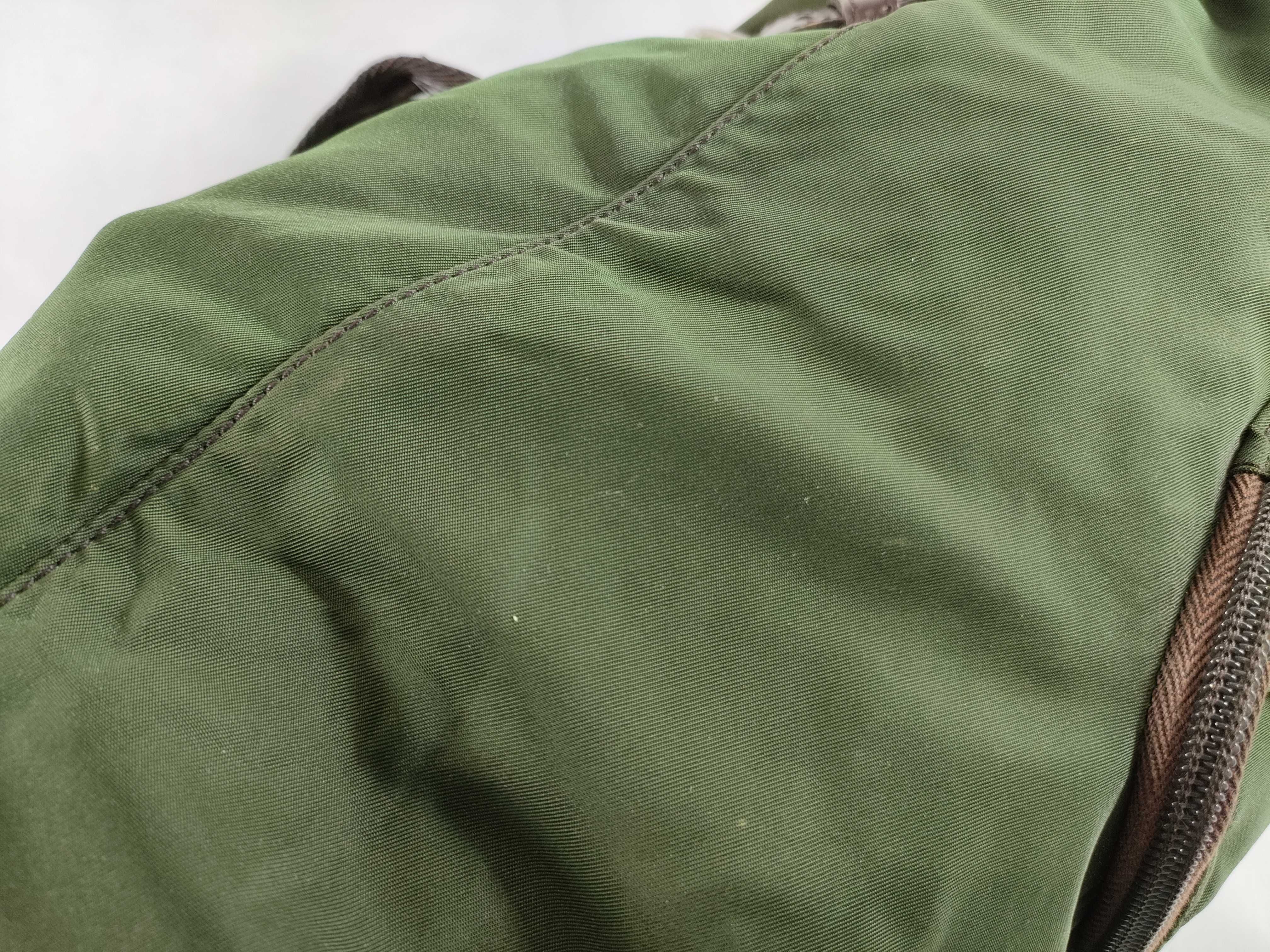 Nylon Backpack, Khaki — view 13