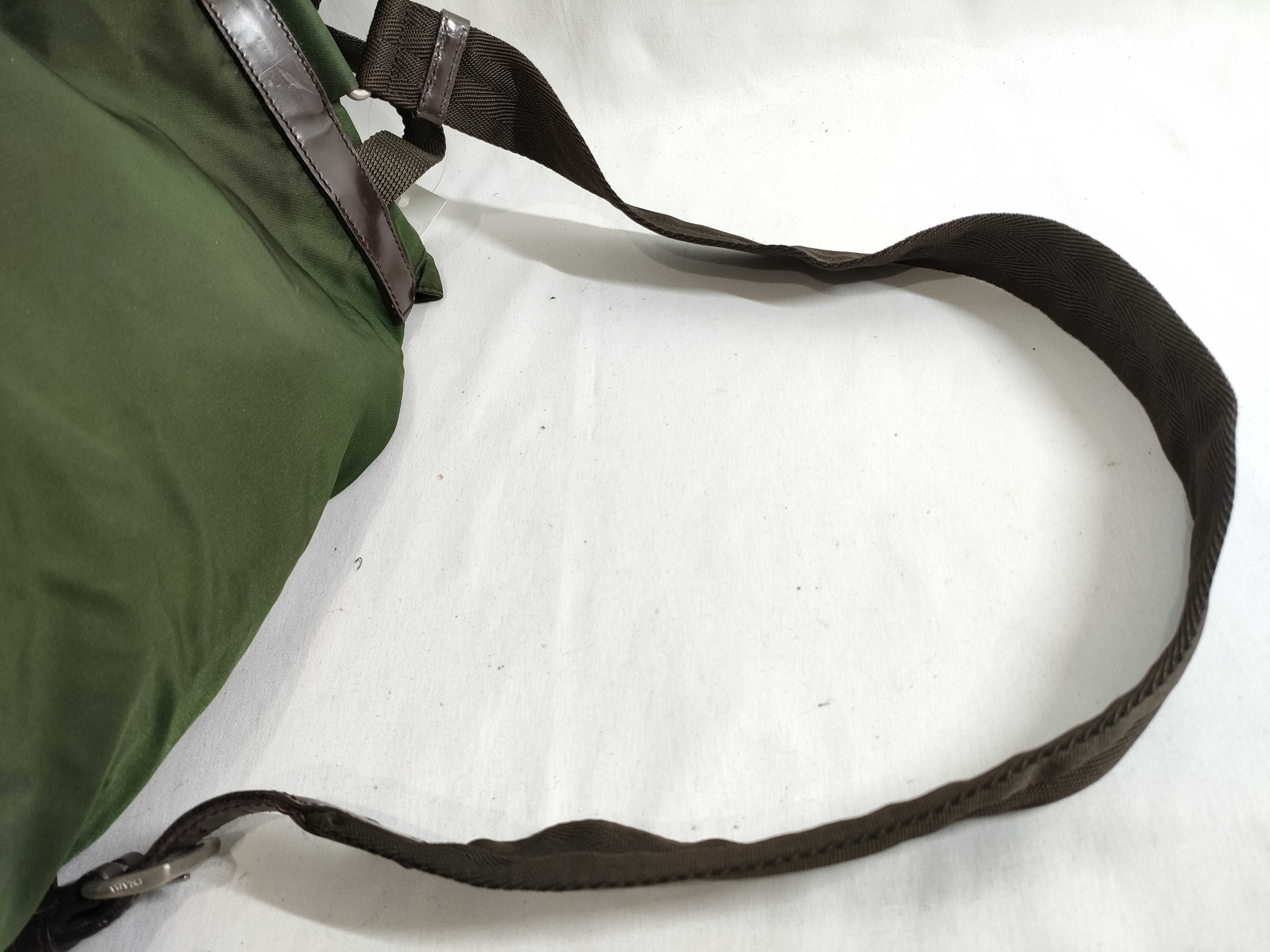 Nylon Backpack, Khaki — view 3