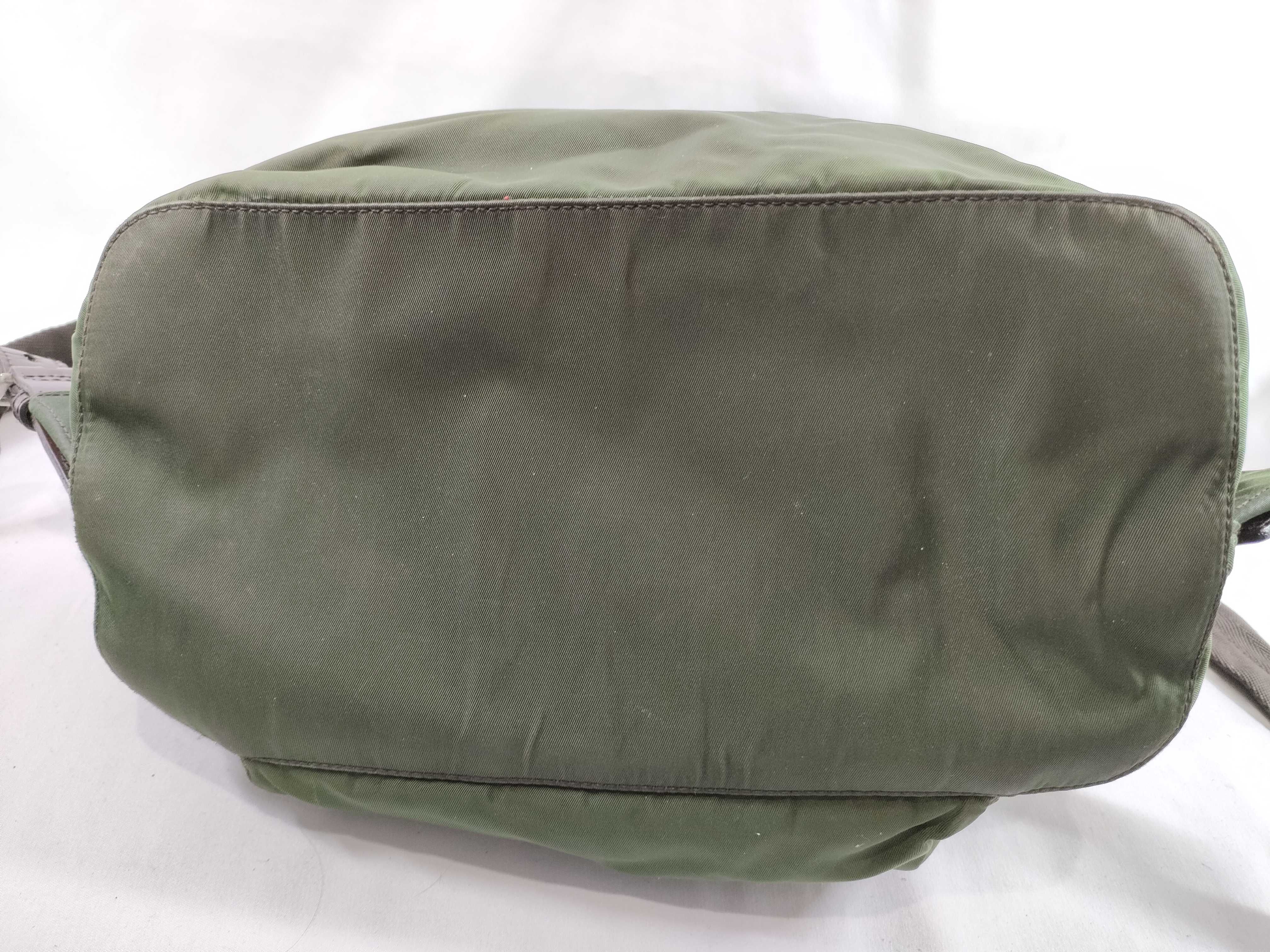 Nylon Backpack, Khaki — view 7
