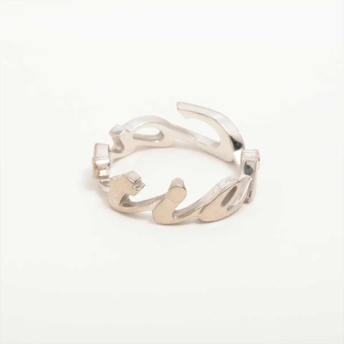 Signature Ring 750(WG) 5.0g 55 CY0332 Damage Plating — view 2