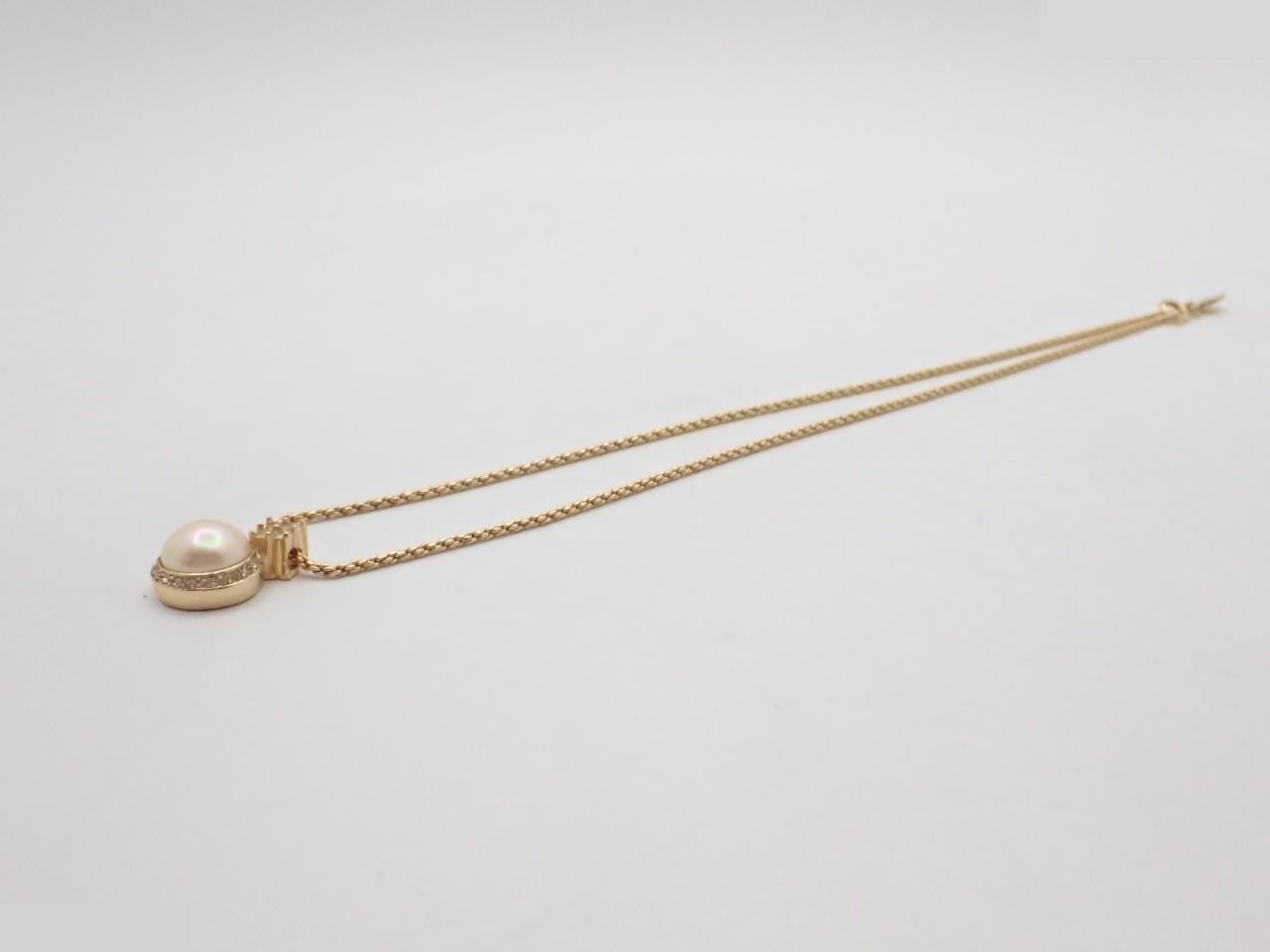 Necklace and earring set, chain approximately 38cm — view 2