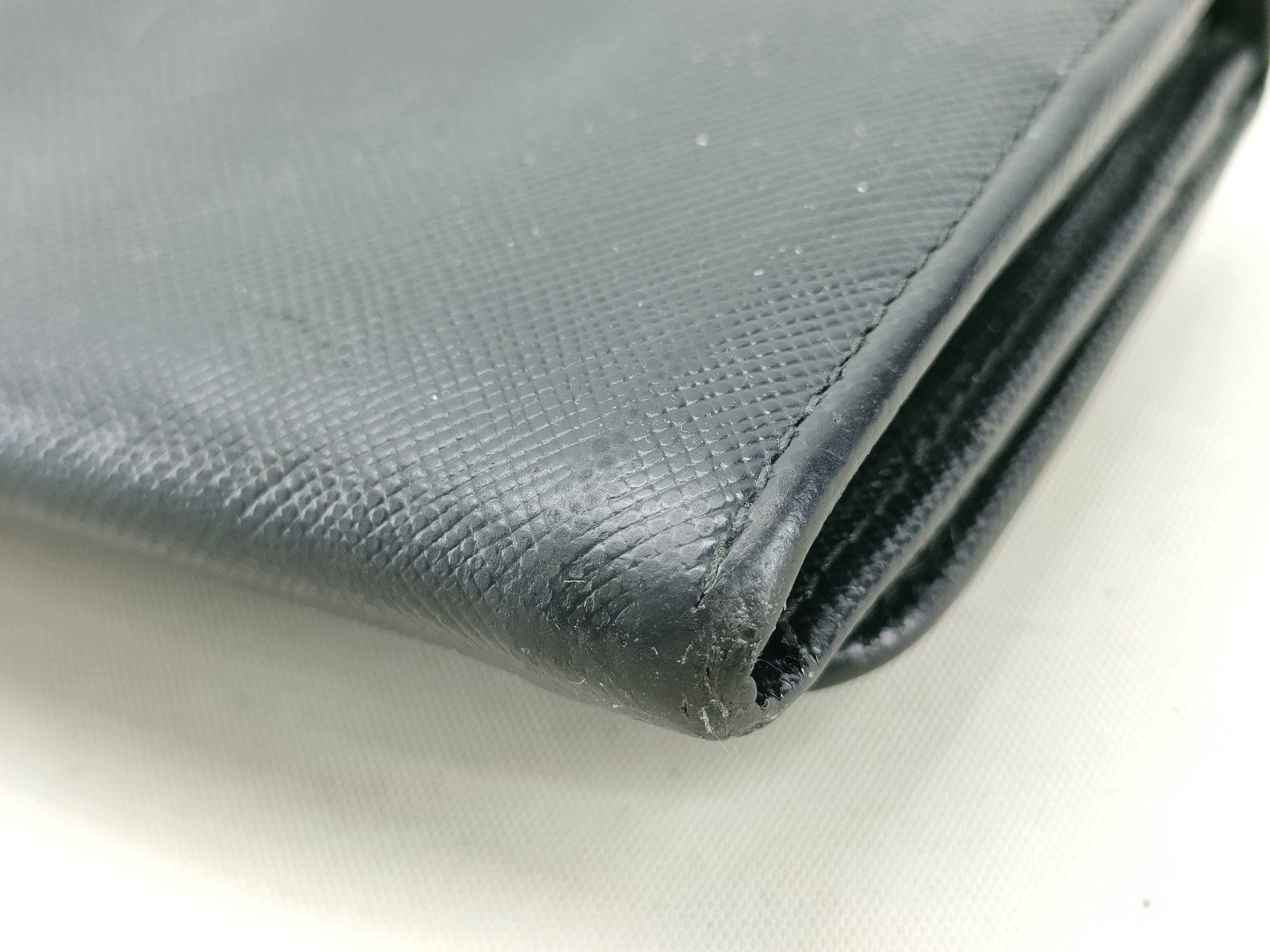 Long Wallet Ribbon Black Wallet — view 3