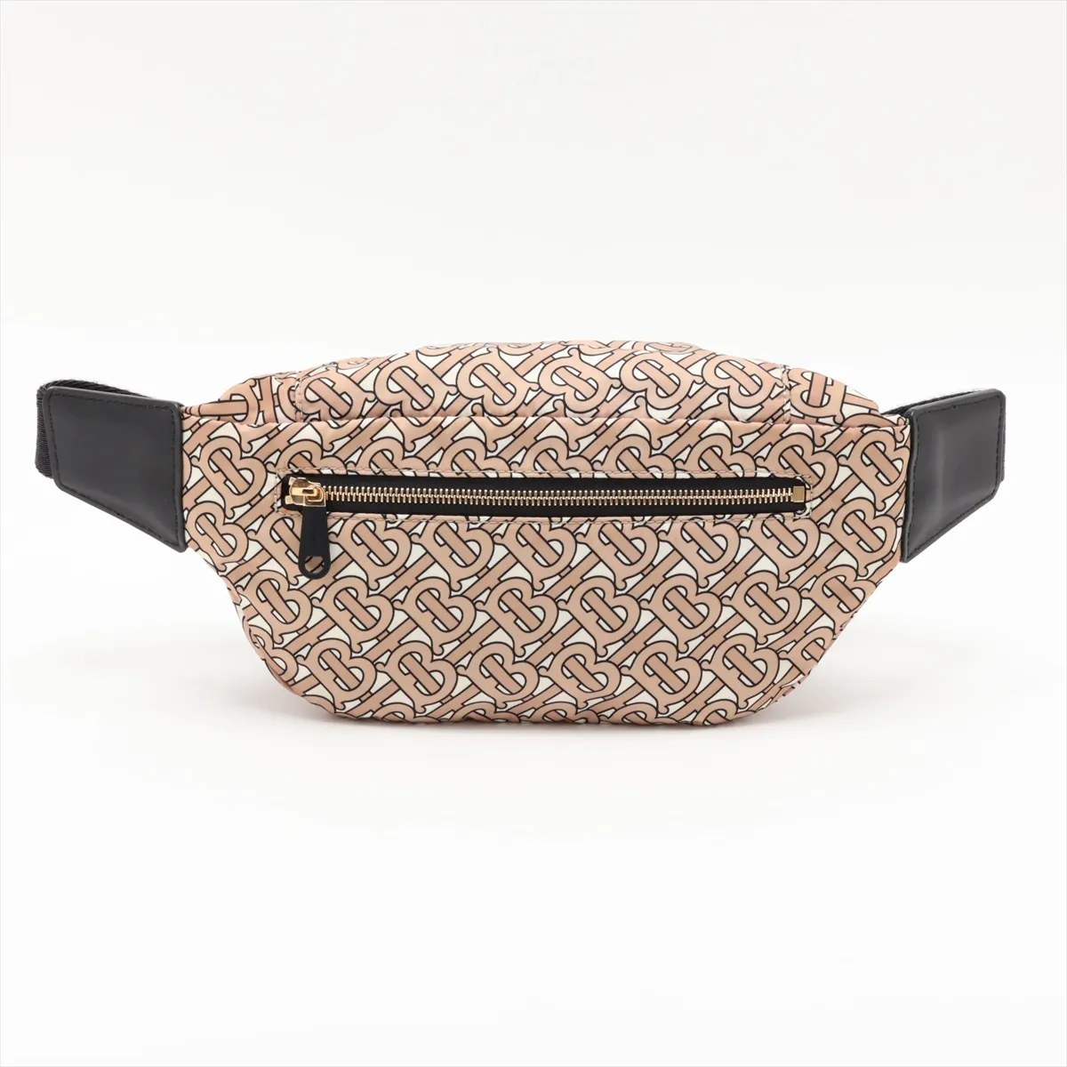 TB Monogram Nylon x Leather Body Bag Brown x Black — view 2