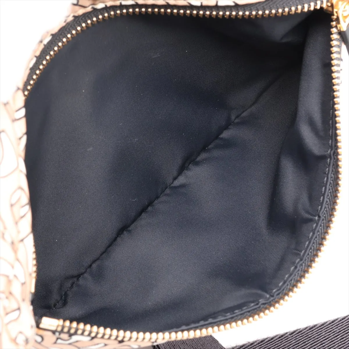 TB Monogram Nylon x Leather Body Bag Brown x Black — view 8