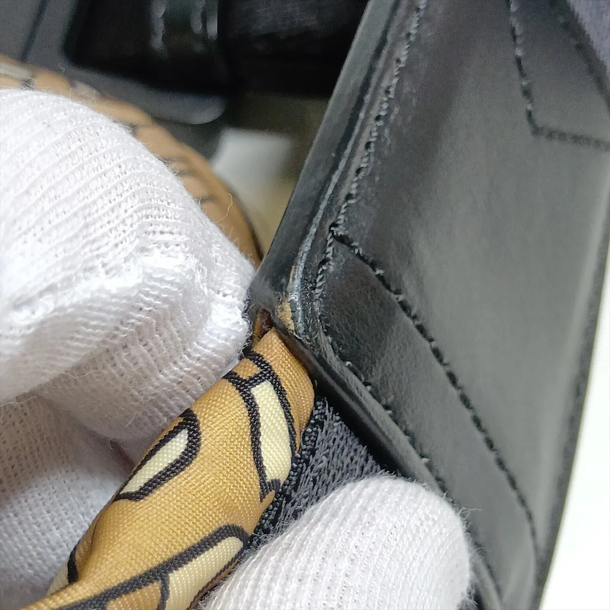 TB Monogram Nylon x Leather Body Bag Brown x Black — view 10