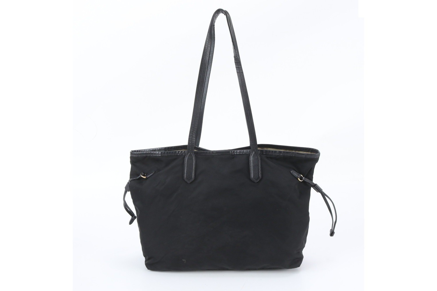 Tessuto Nylon Leather Tote Bag, Shoulder Bag — view 2