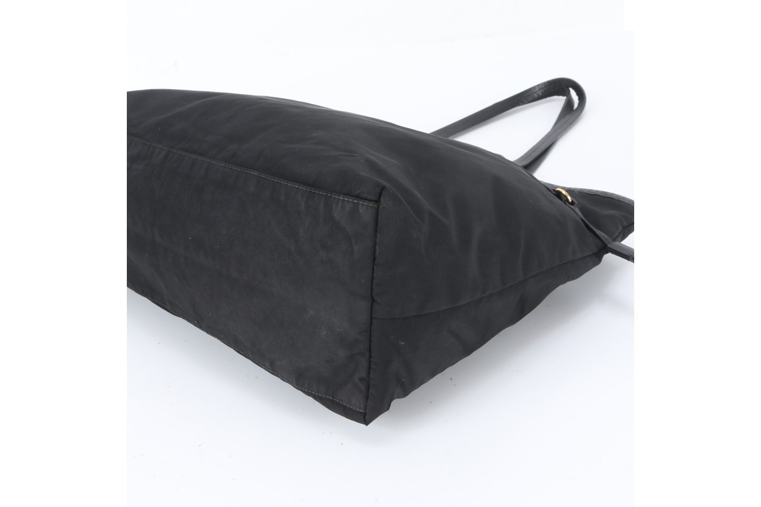 Tessuto Nylon Leather Tote Bag, Shoulder Bag — view 3