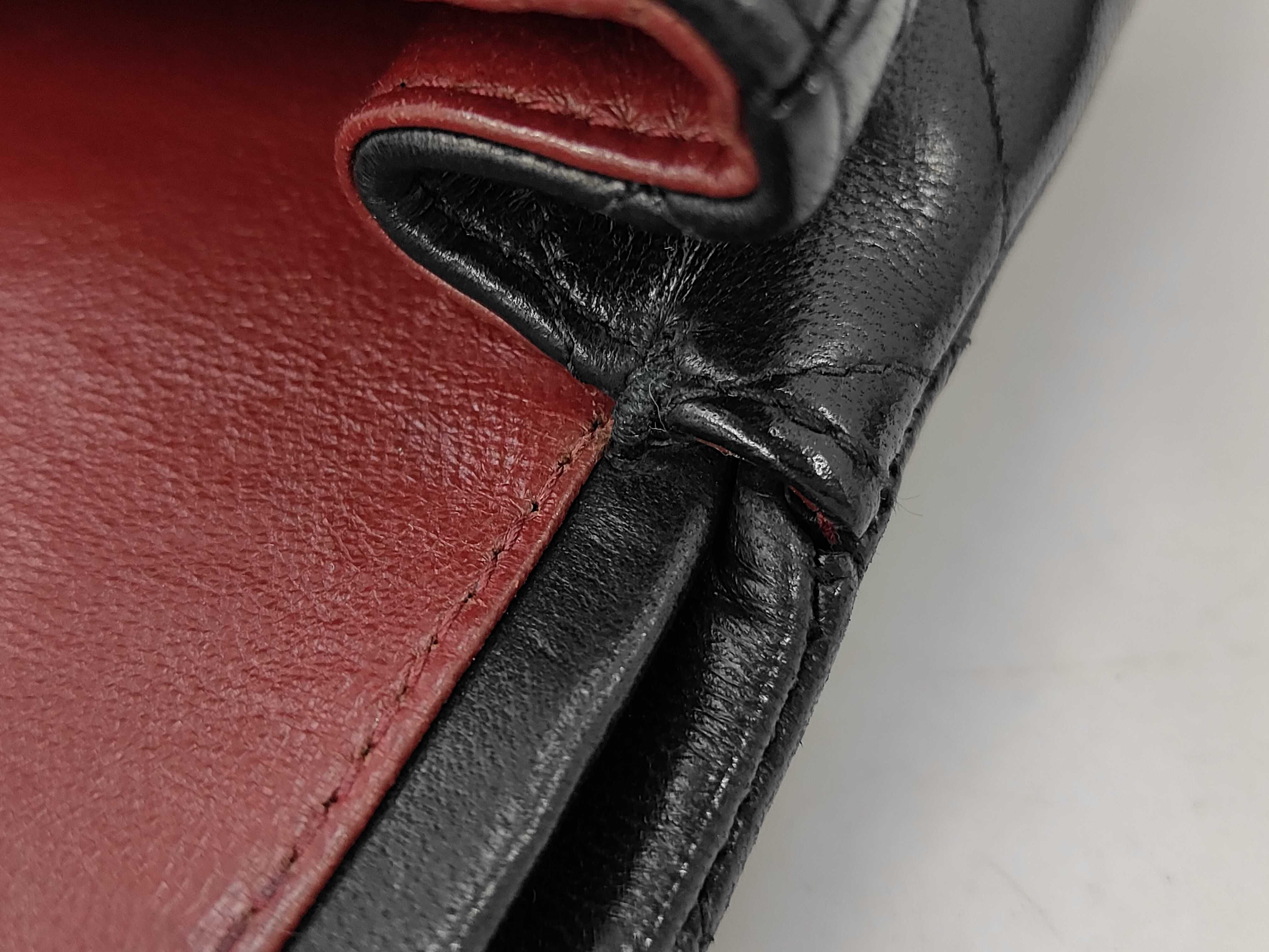 Matelassé 23 Lambskin Black Double Flap Chain Shoulder Bag (with seal) — view 9