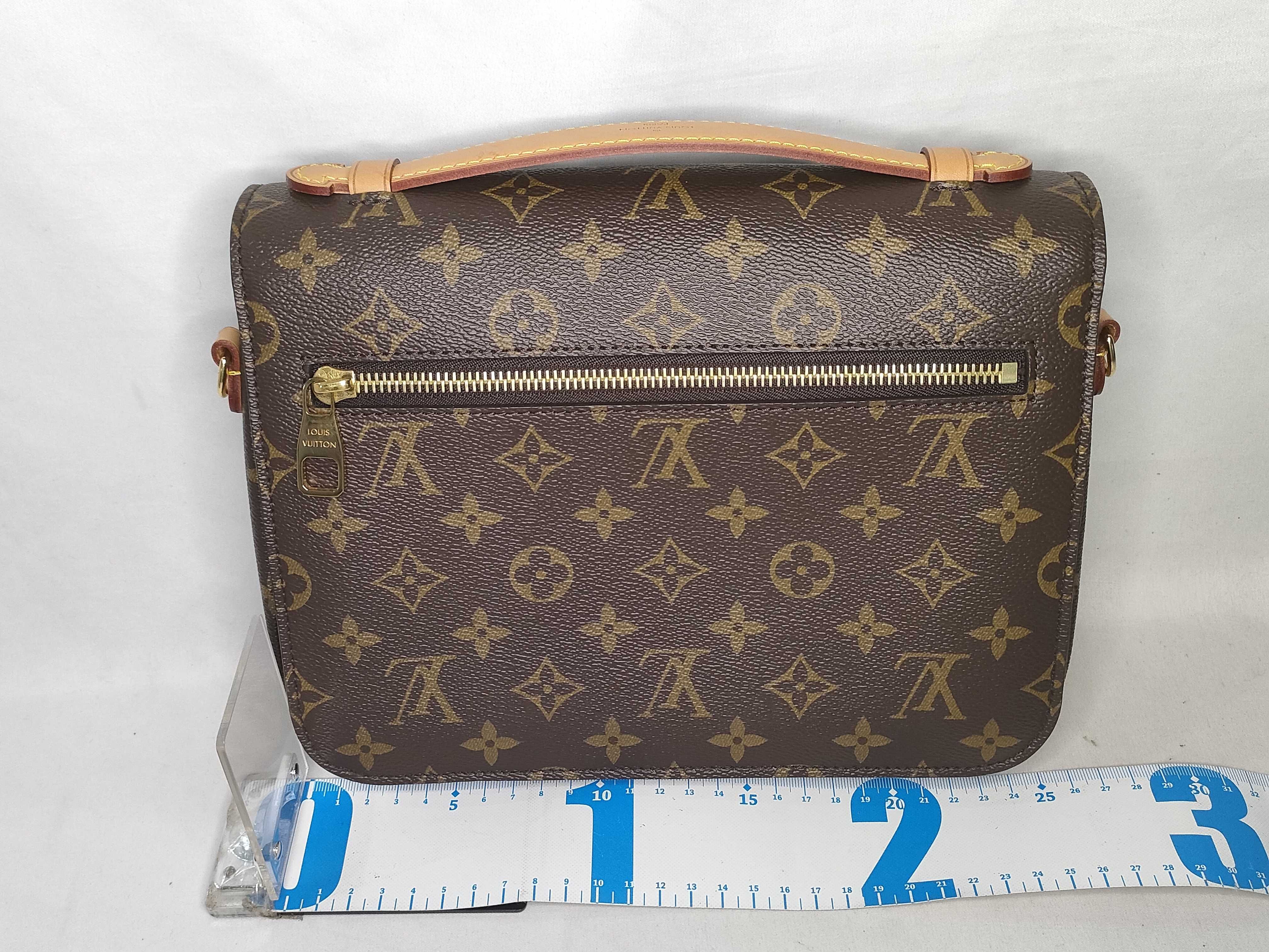 Monogram Louis Vuitton Monogram Pochette Metis MM Shoulder Bag Handbag — view 2