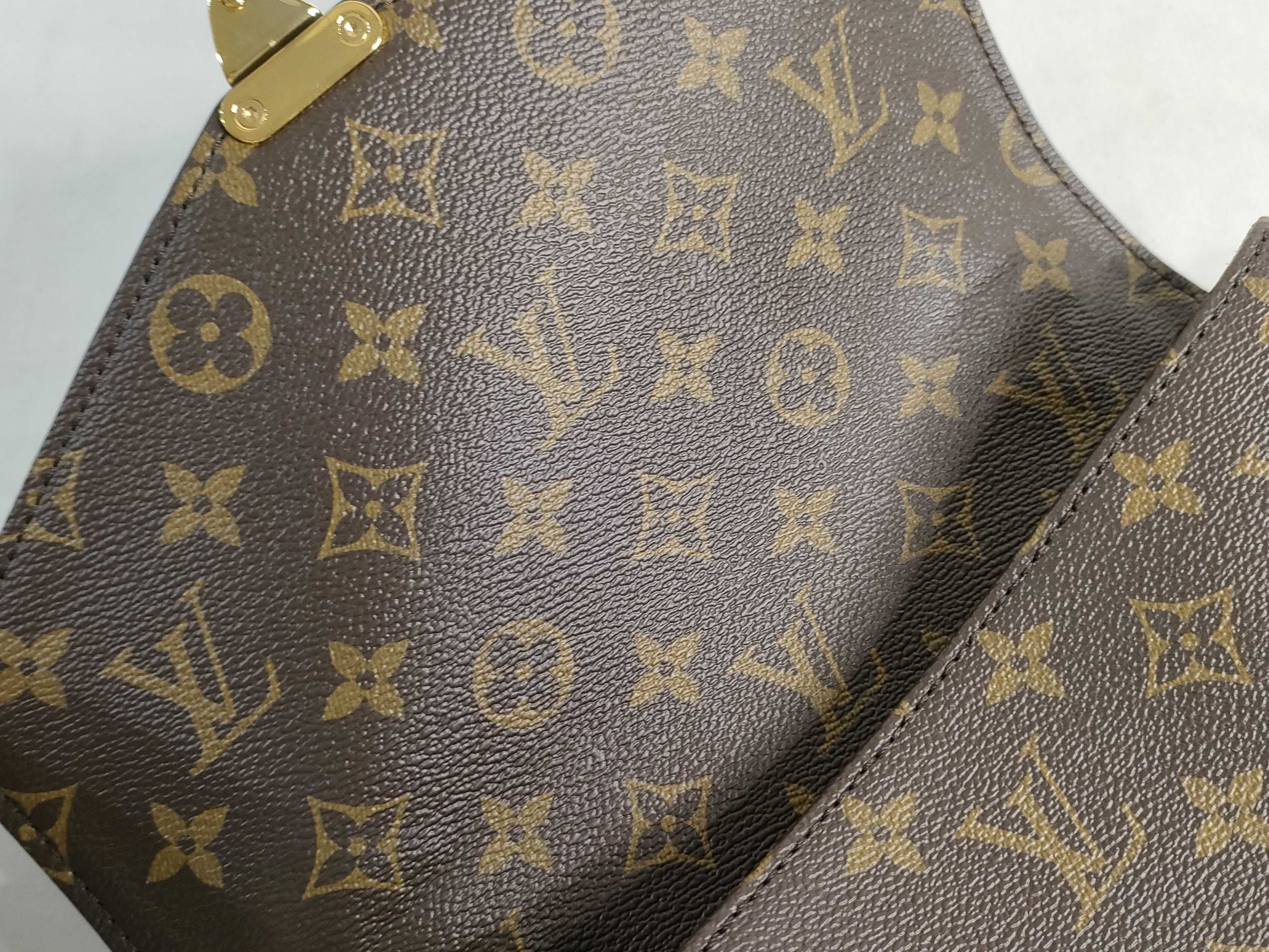 Monogram Louis Vuitton Monogram Pochette Metis MM Shoulder Bag Handbag — view 9