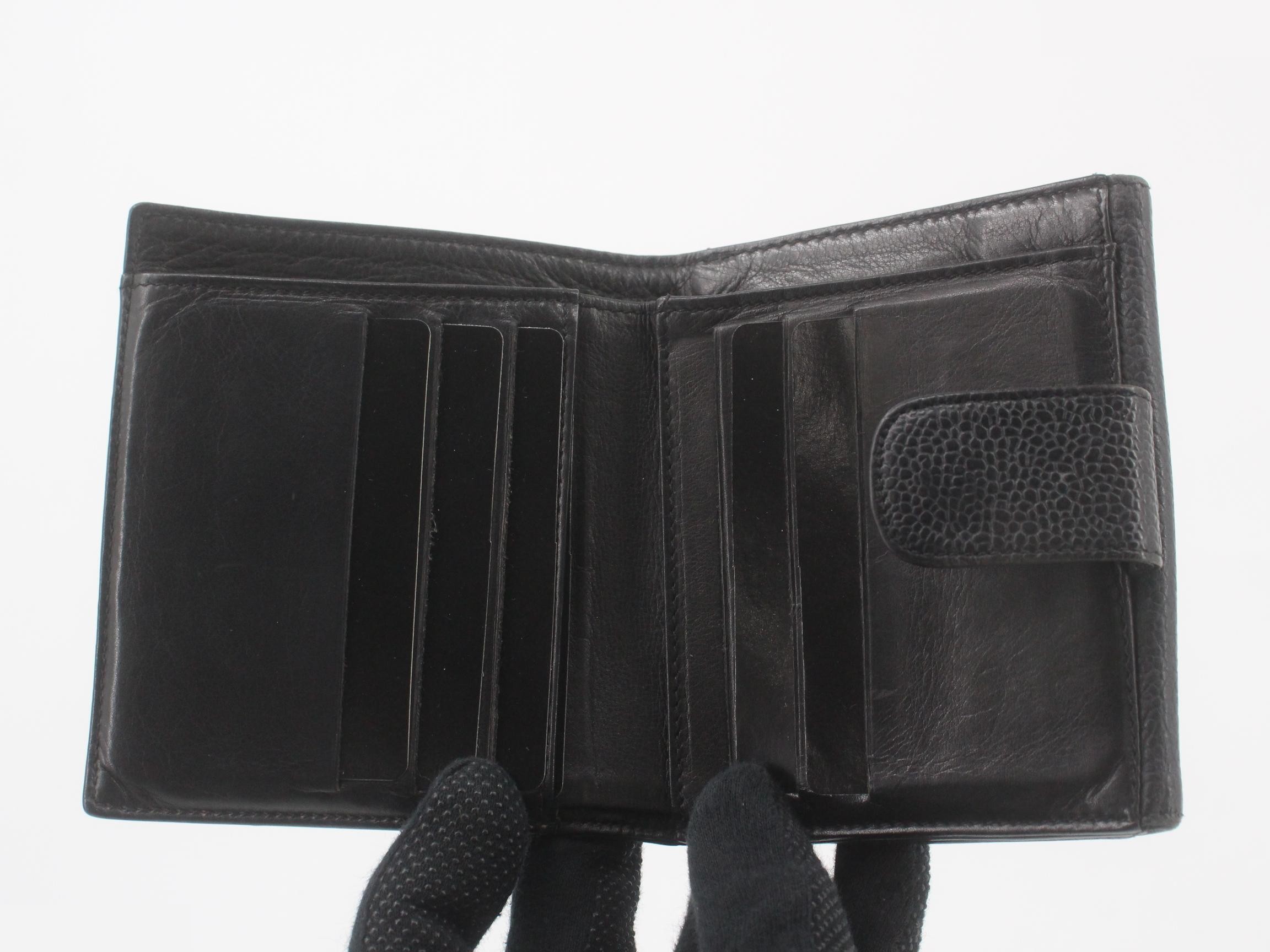 Bifold wallet with double snap closure — view 4