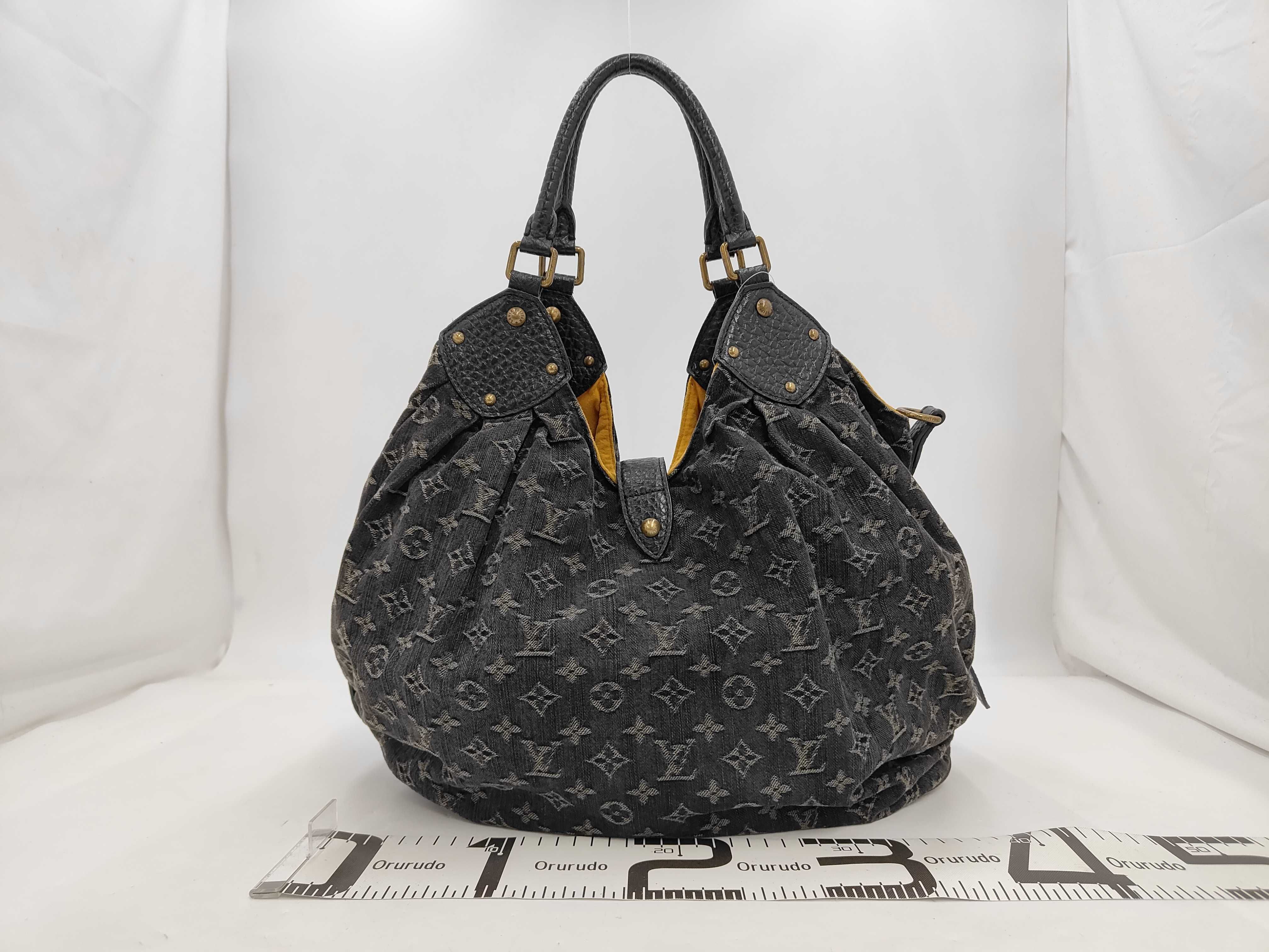 Monogram Denim XL Noir Tote Bag — view 2