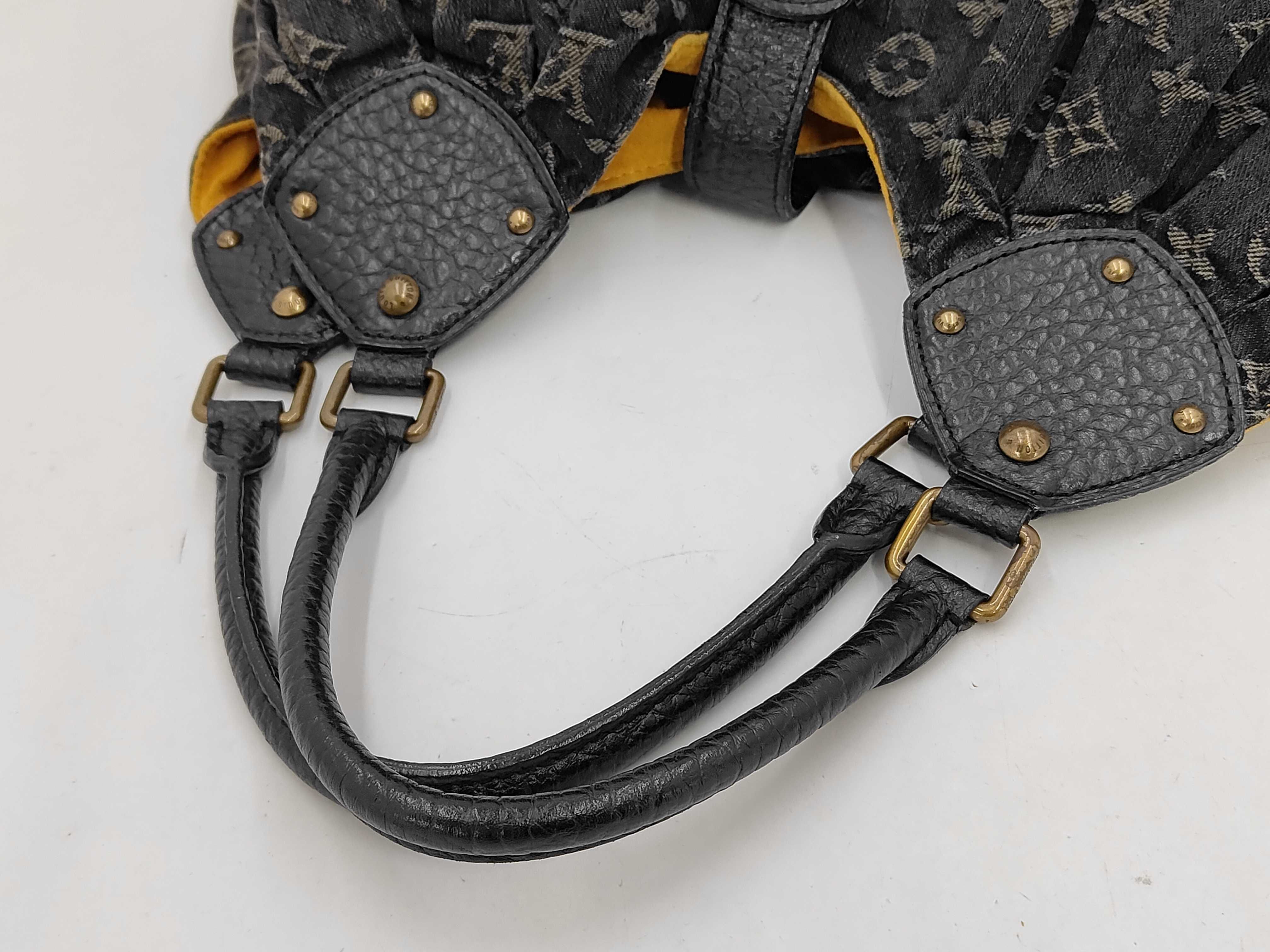 Monogram Denim XL Noir Tote Bag — view 3