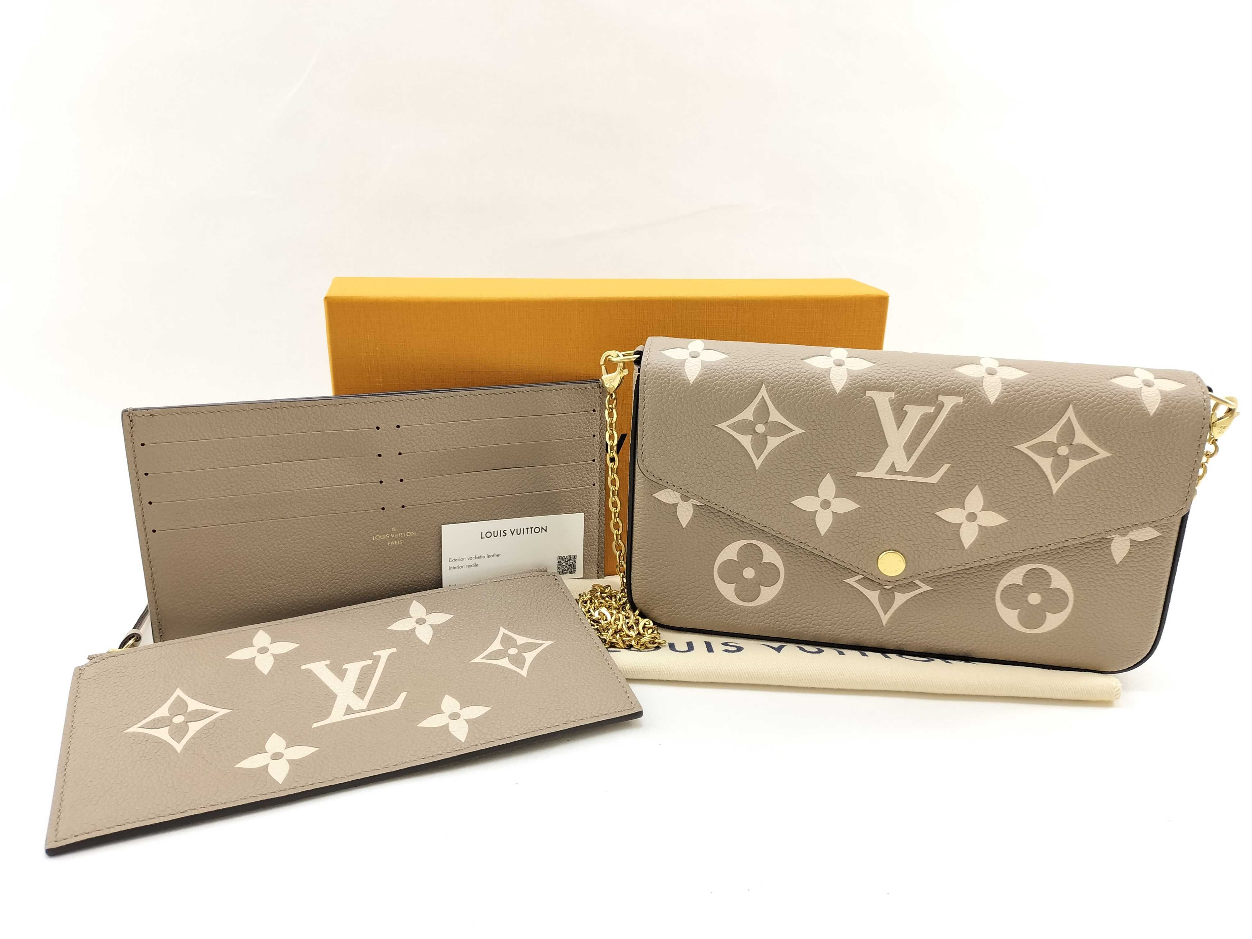 Monogram Empreinte LV Empreinte Pochette Felicie M82610 Pouch