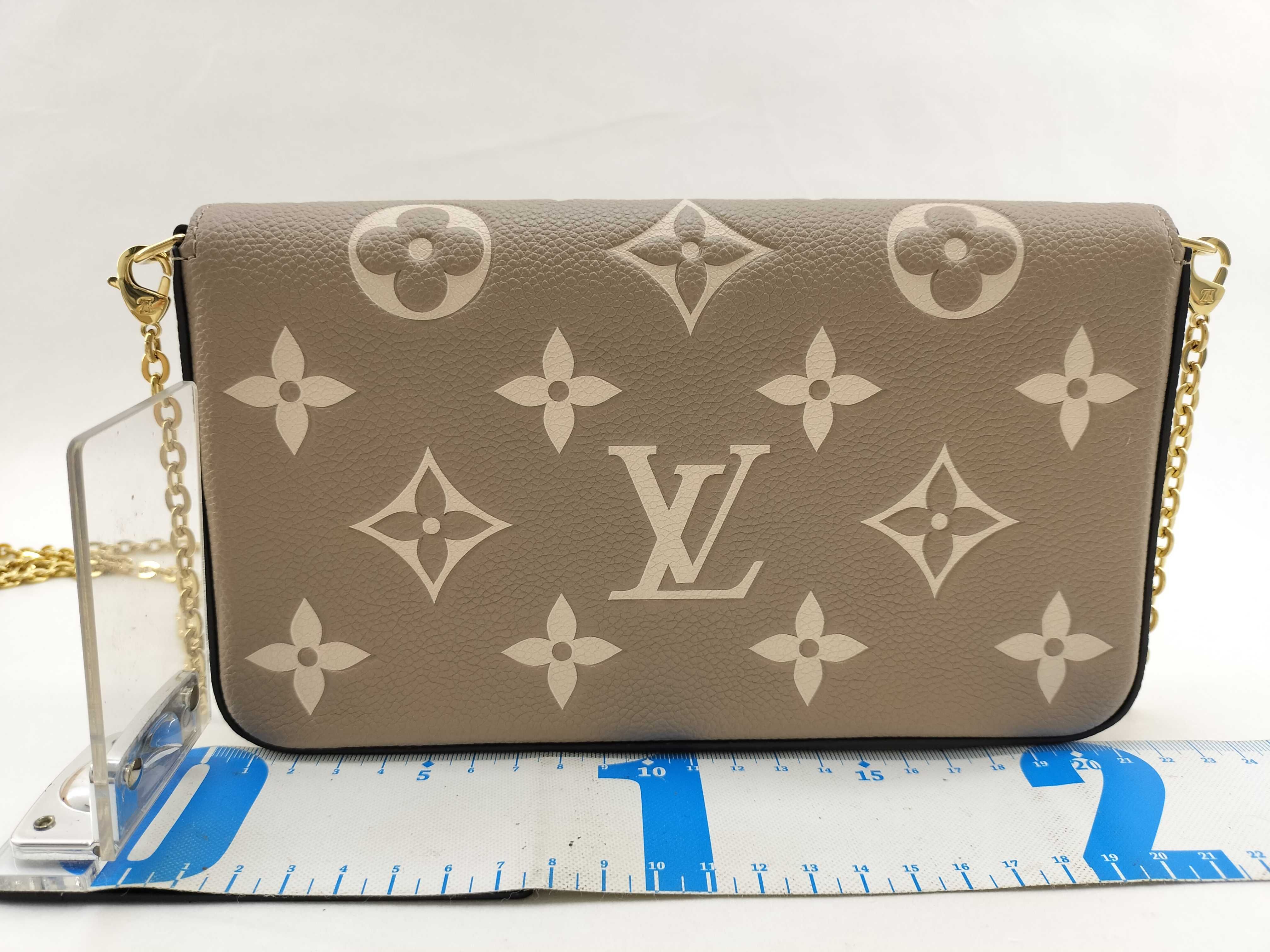 Monogram Empreinte LV Empreinte Pochette Felicie M82610 Pouch — view 2