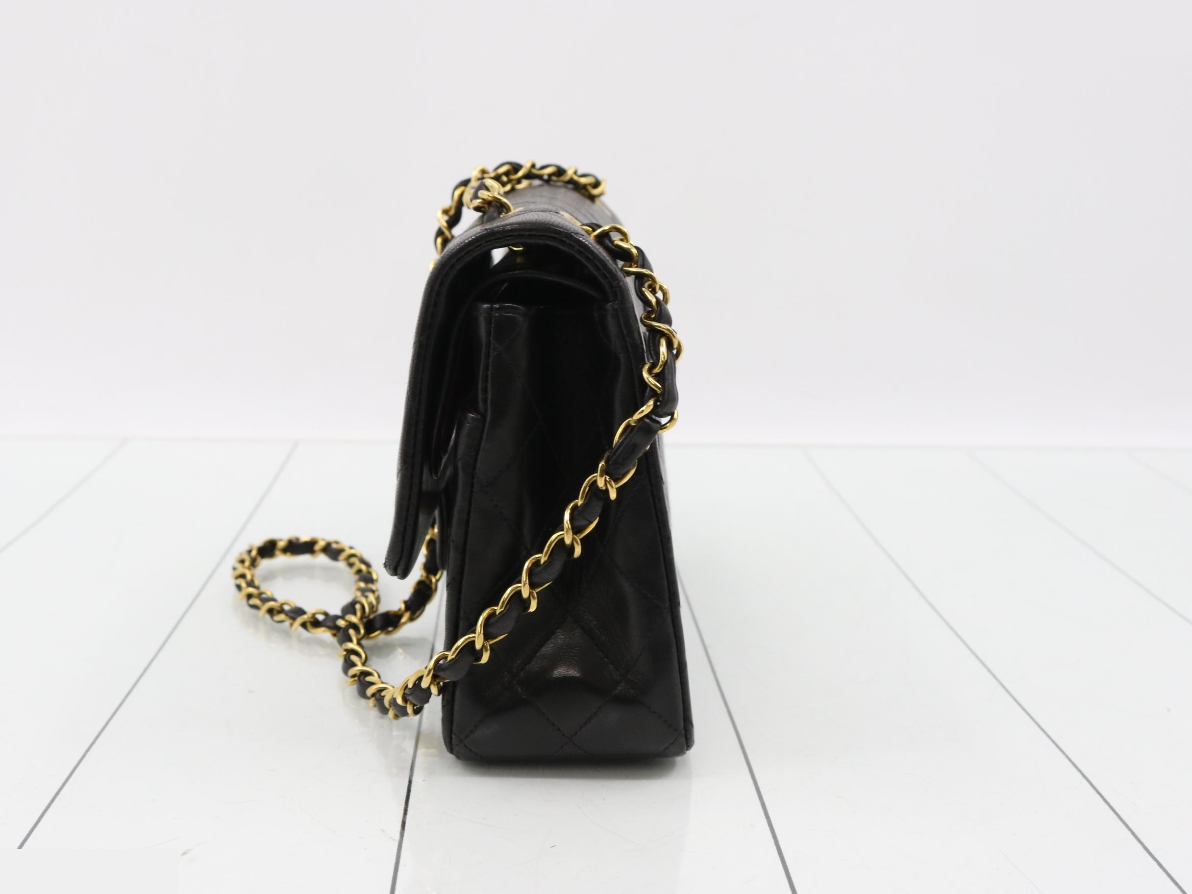 Matelassé 25 Double Flap Lambskin Chain Shoulder Bag, Series 3 — view 3