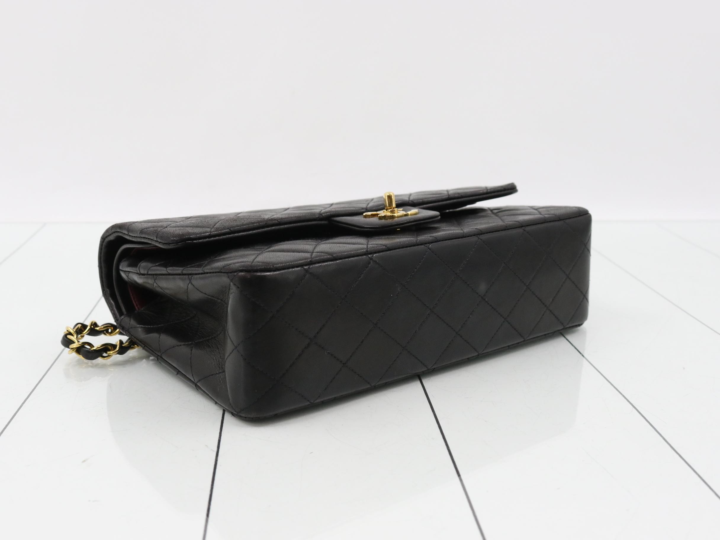 Matelassé 25 Double Flap Lambskin Chain Shoulder Bag, Series 3 — view 5