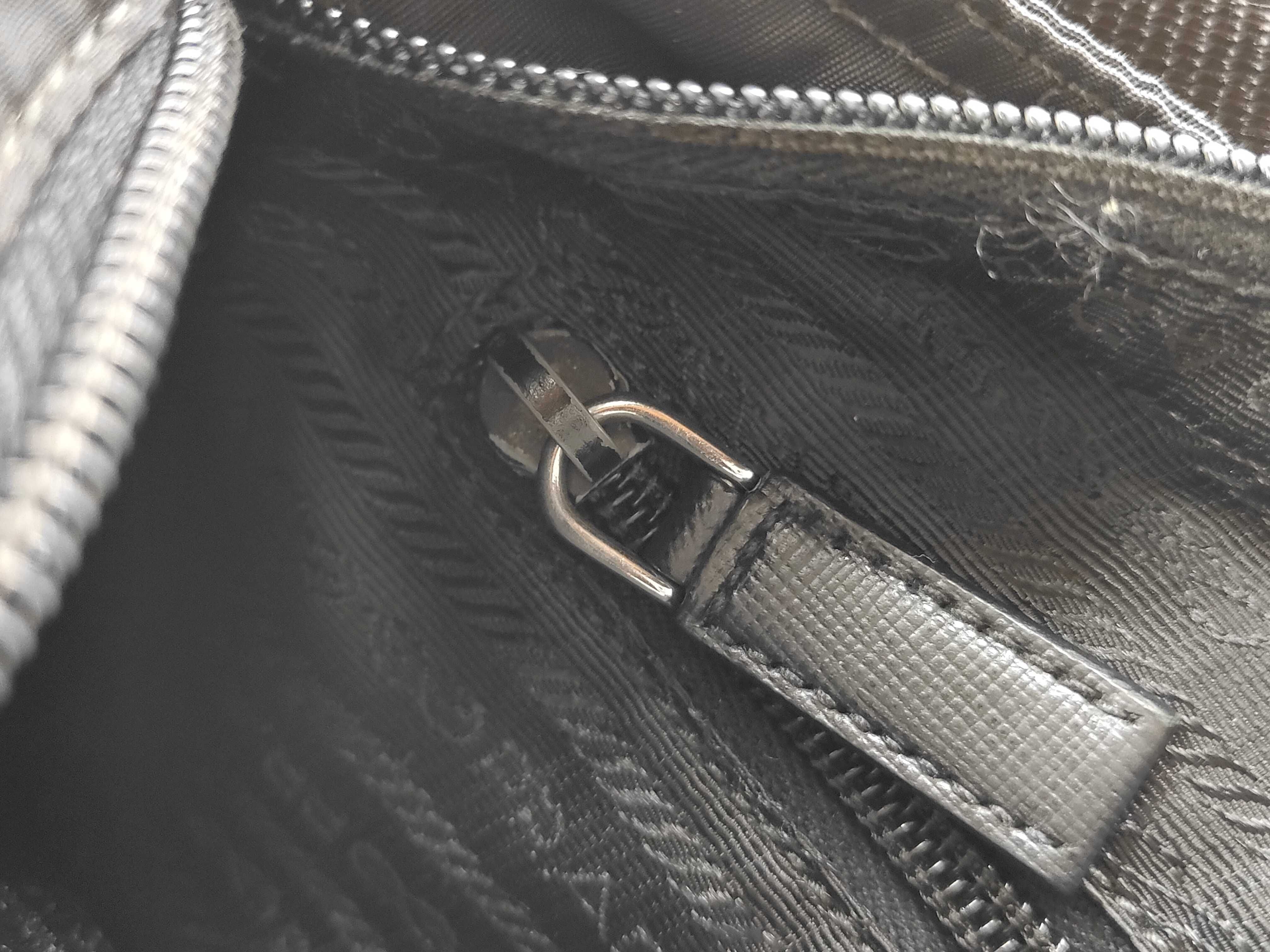 Nylon Shoulder Bag, Black Nylon Shoulder Bag — view 14