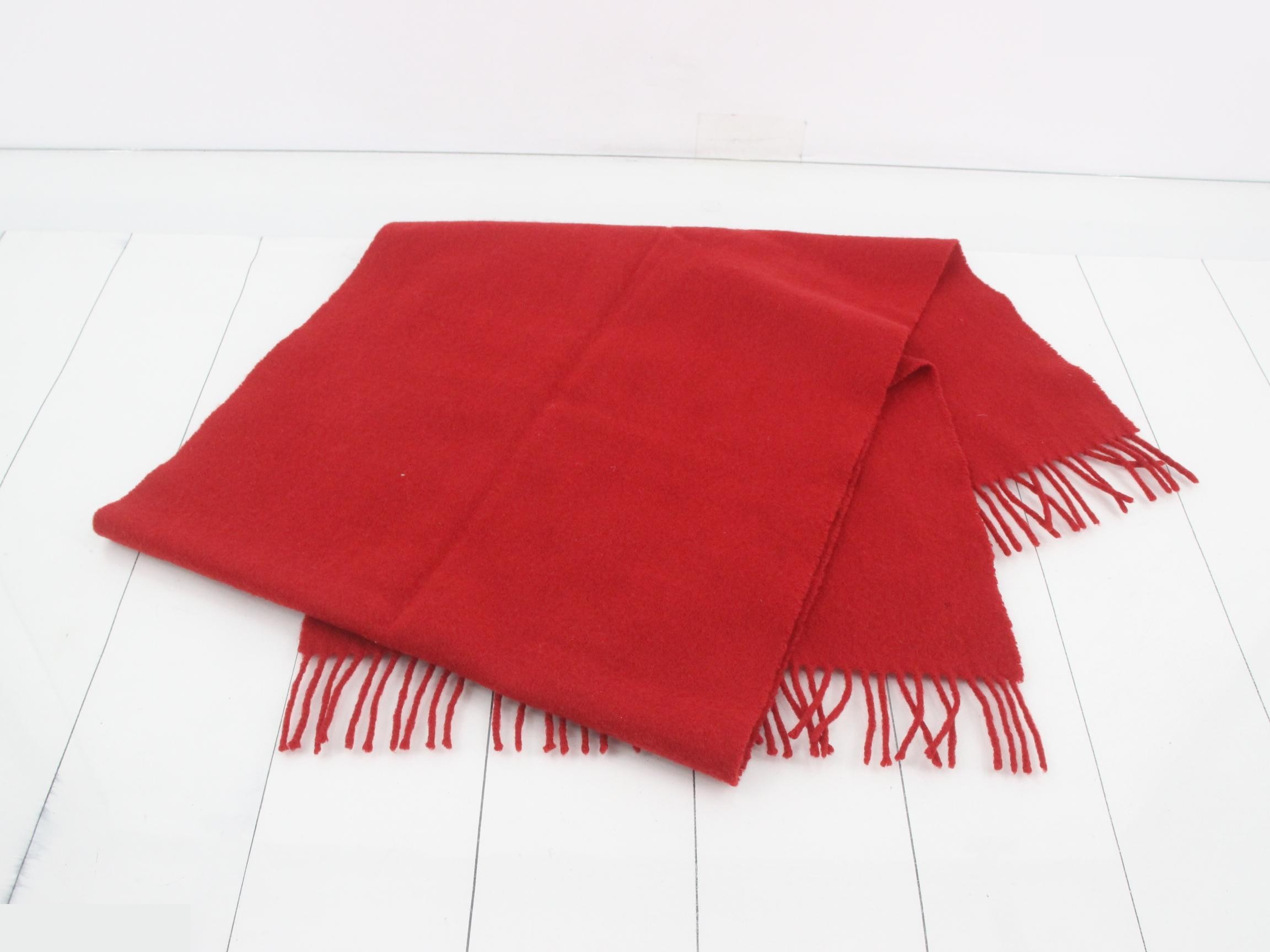 Scarf, 100% cashmere, red — view 3