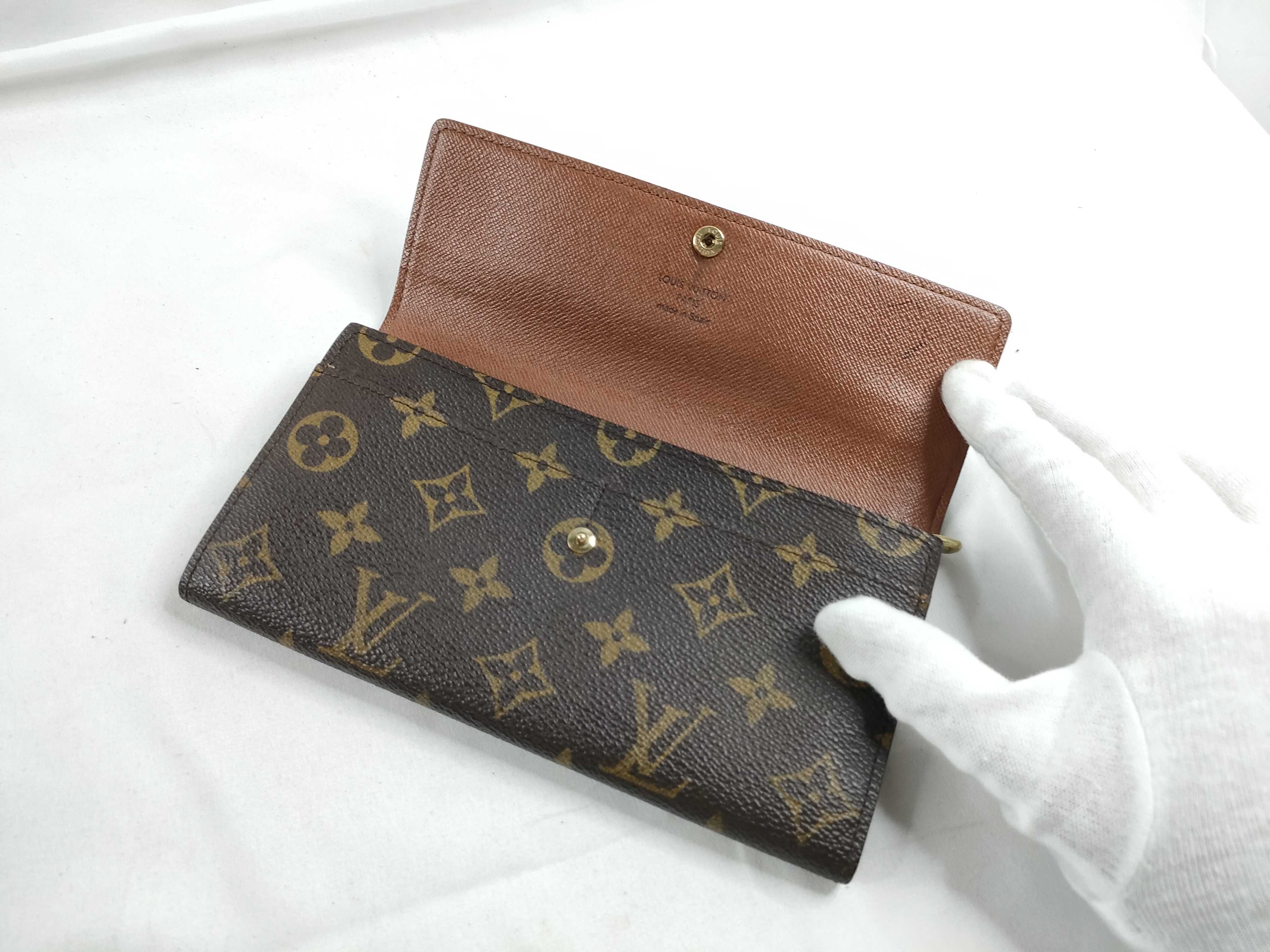 Monogram Louis Vuitton Pochette Portemonnaie Credit M61723 CA0967 Wallet — view 9