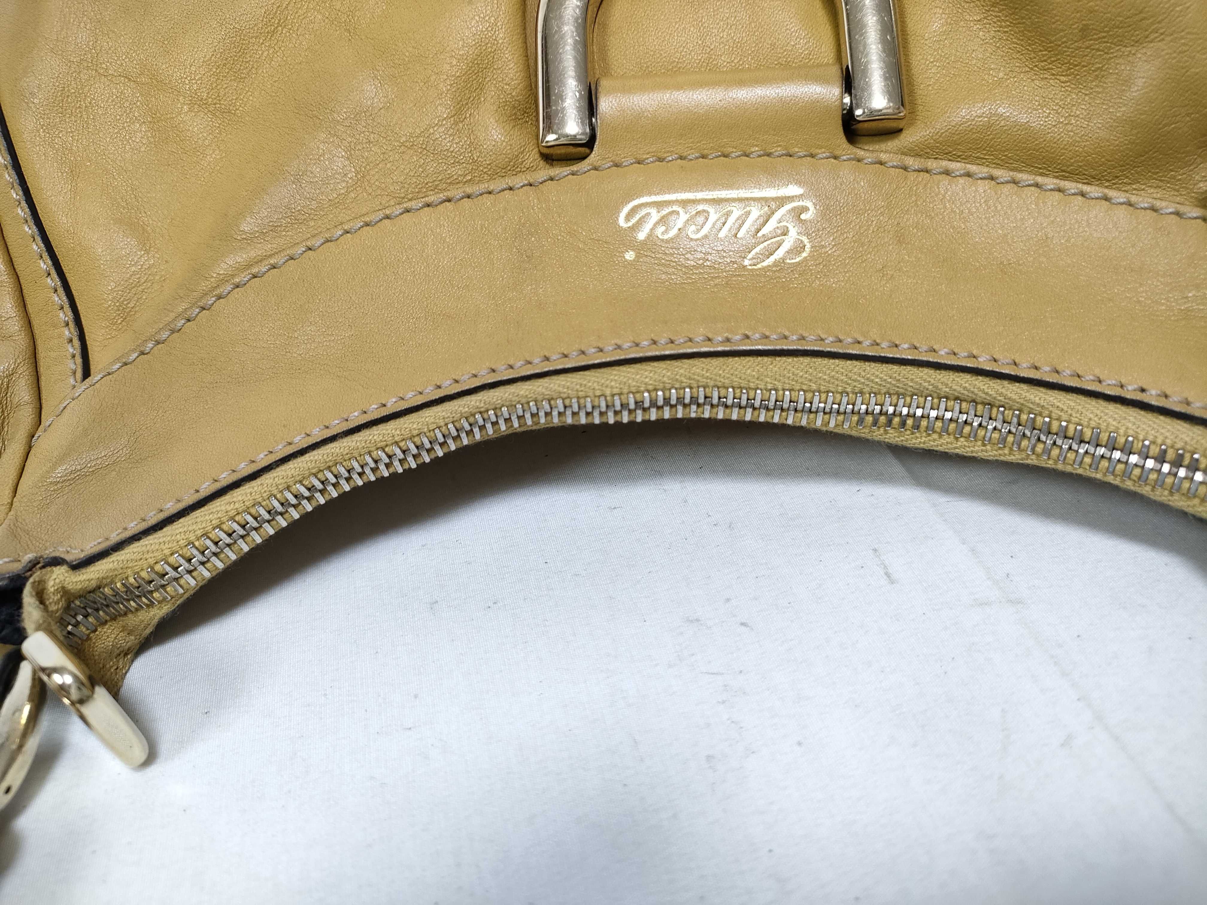 Yellow Leather D-Buckle Waist Bag Handbag — view 11