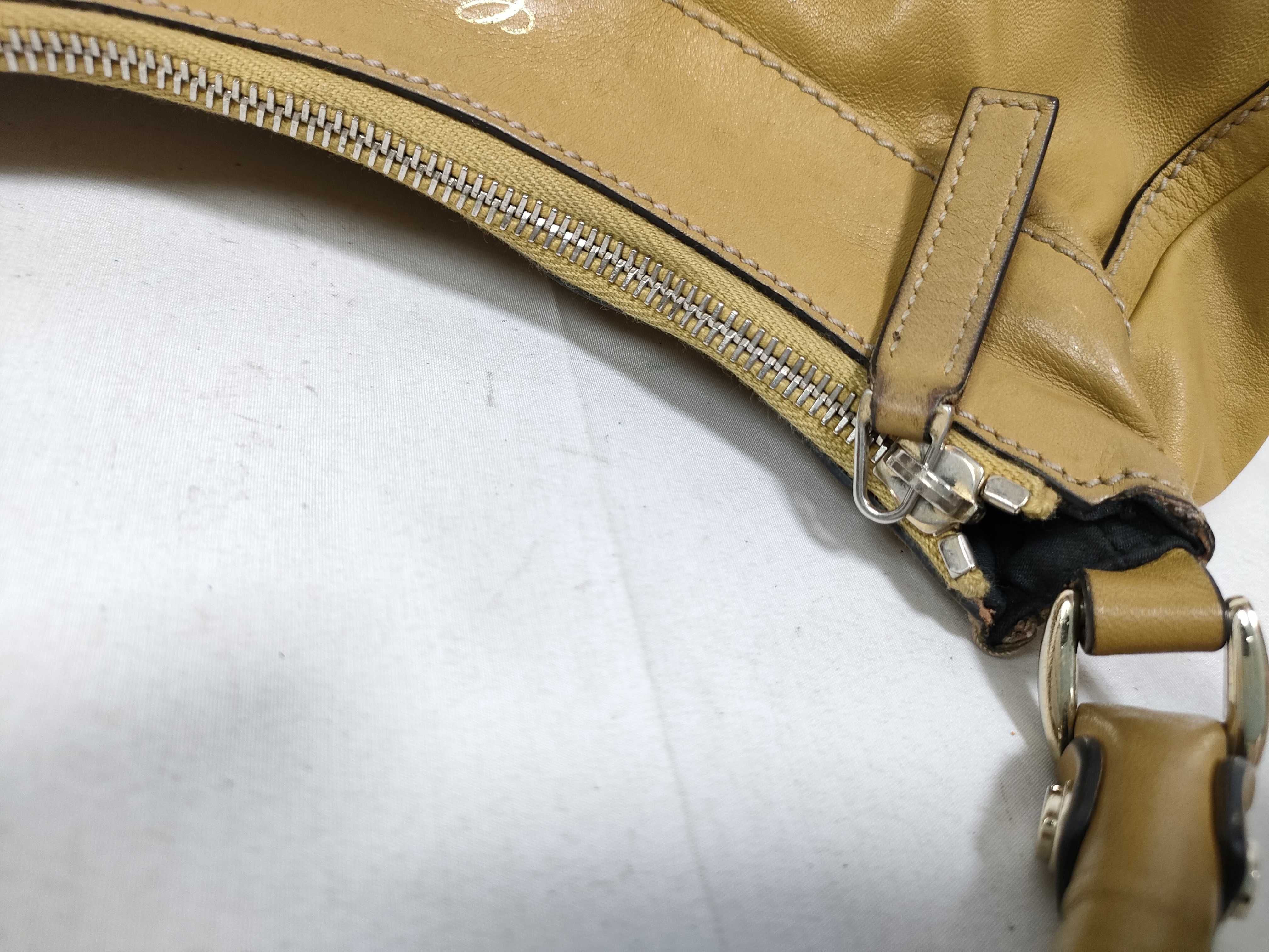 Yellow Leather D-Buckle Waist Bag Handbag — view 10
