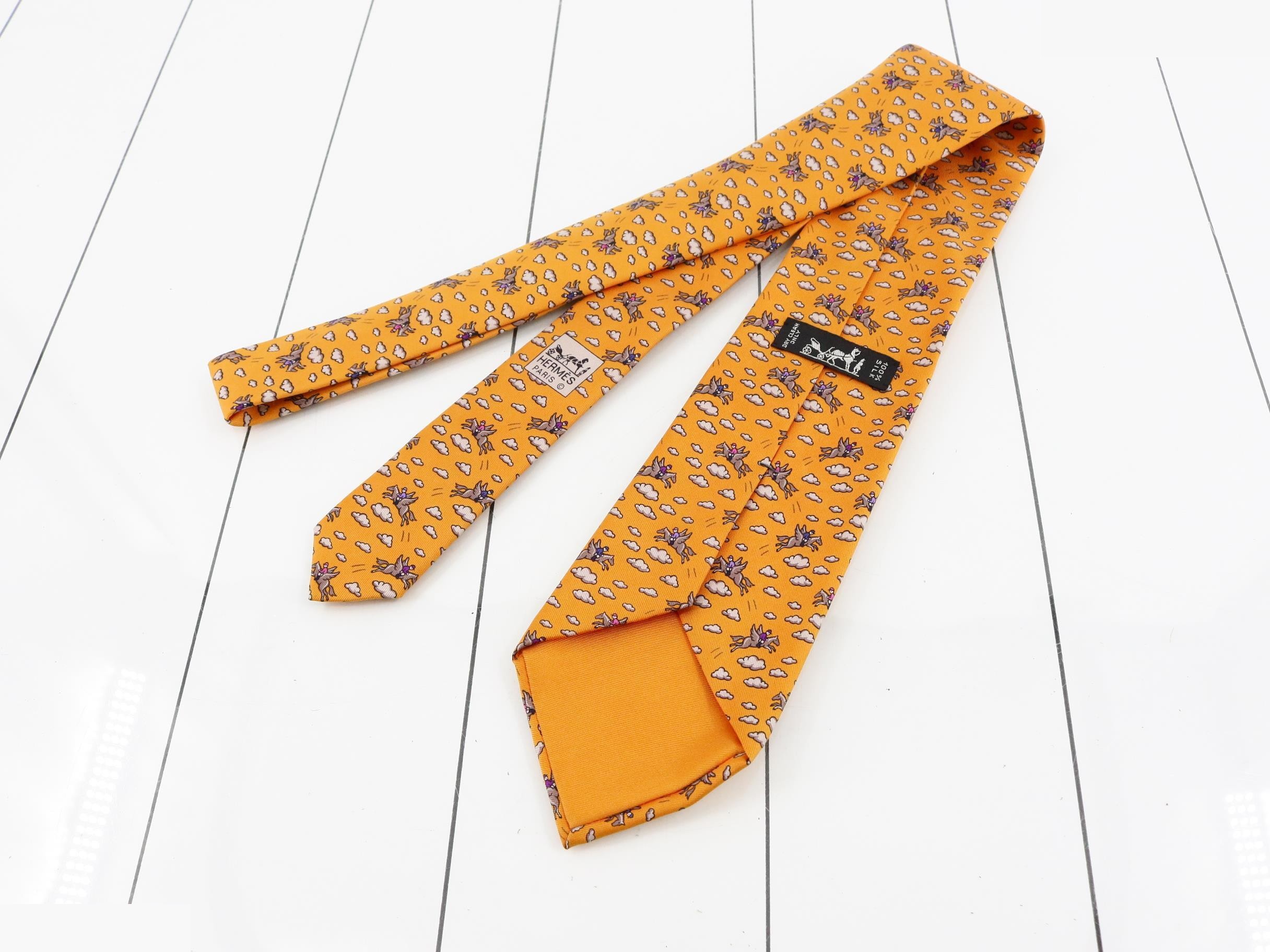 necktie, Pegasus, horse, jockey — view 2