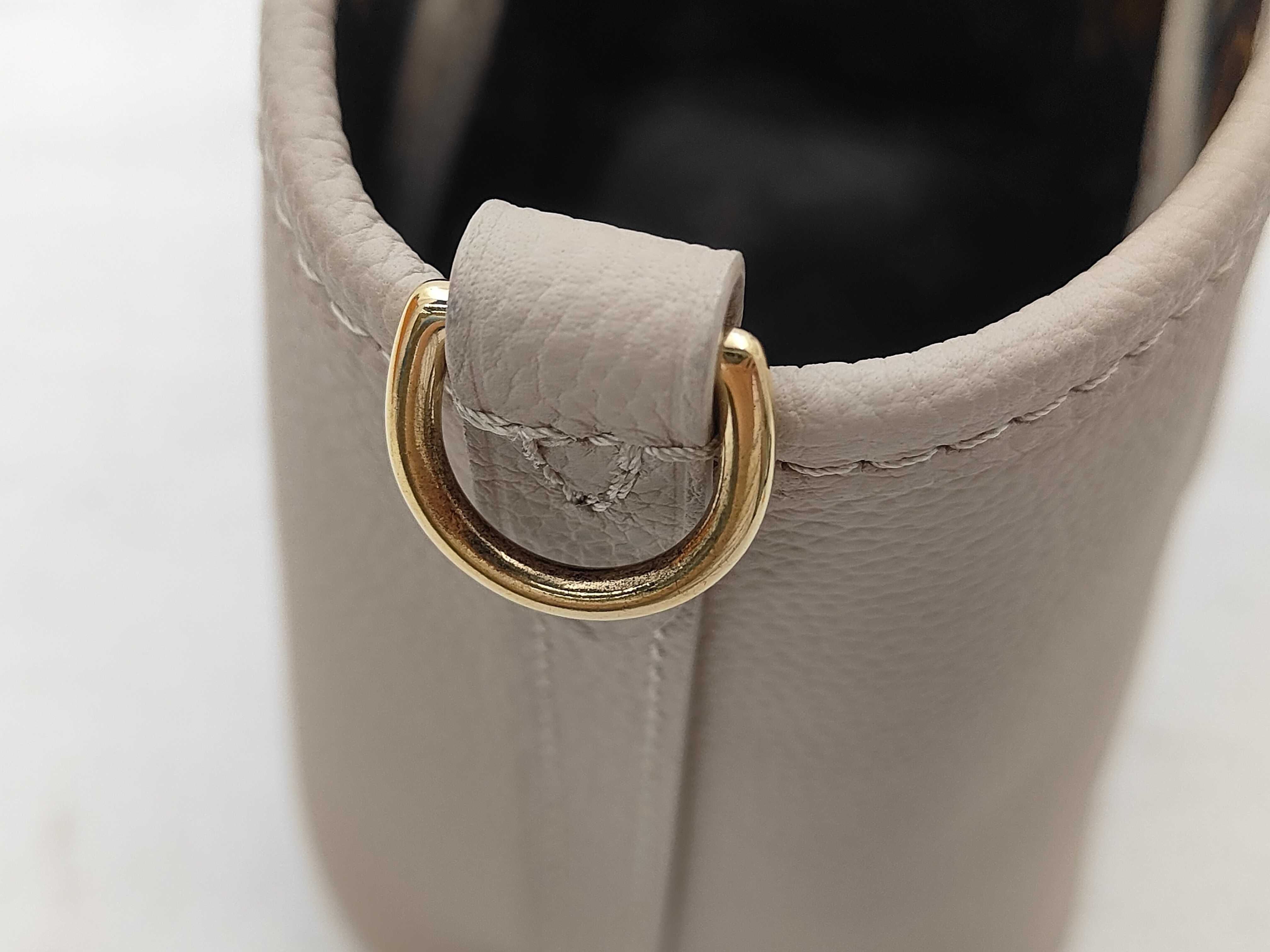 Neverfull Inside Out BB Reversible Limestone/Monogram Tote Bag M25657 (RFID verified) — view 11