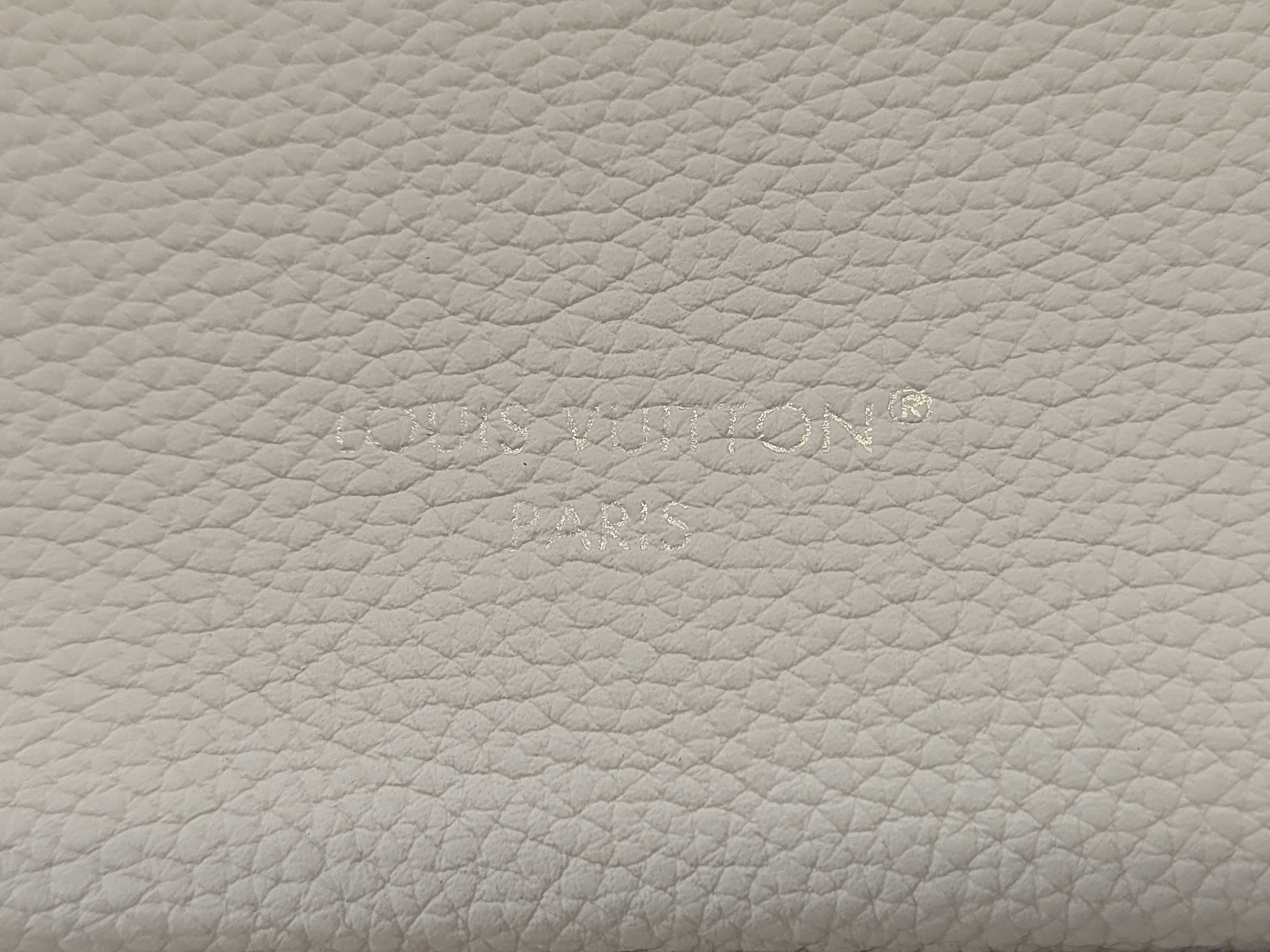 Neverfull Inside Out BB Reversible Limestone/Monogram Tote Bag M25657 (RFID verified) — view 10