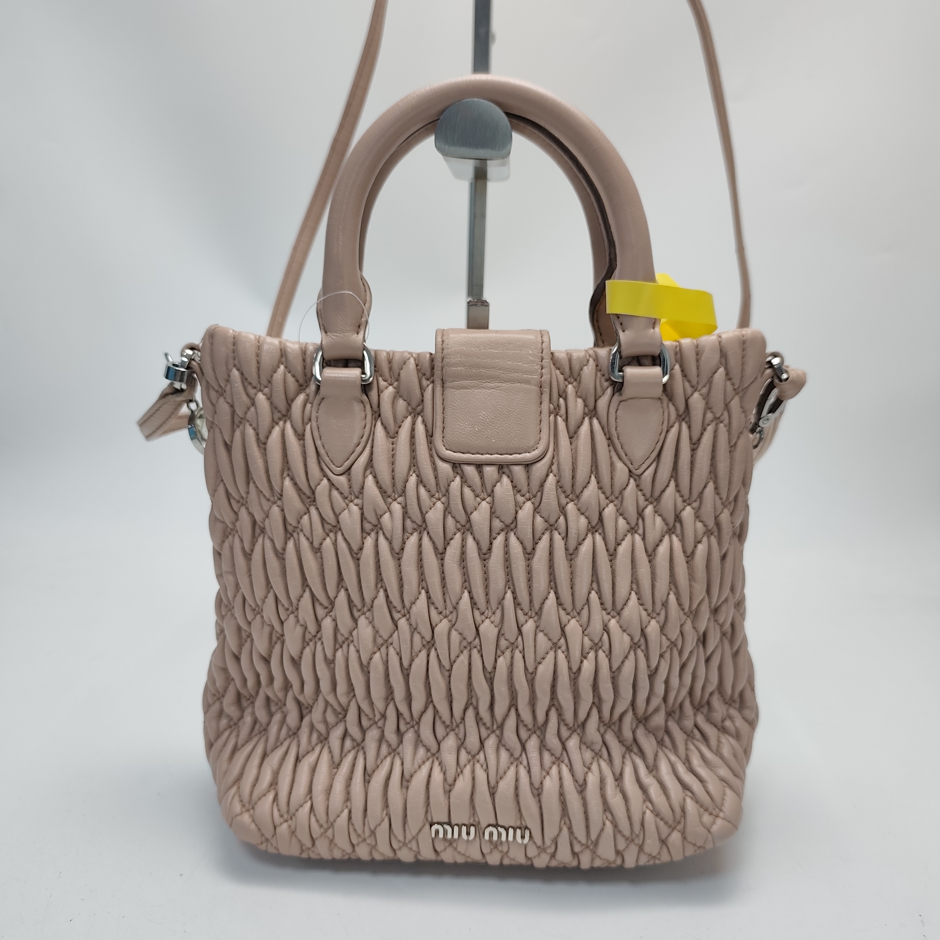 【*Shipped from: China*】Miu Miu Crystal Leather Shoulder Bag — view 2