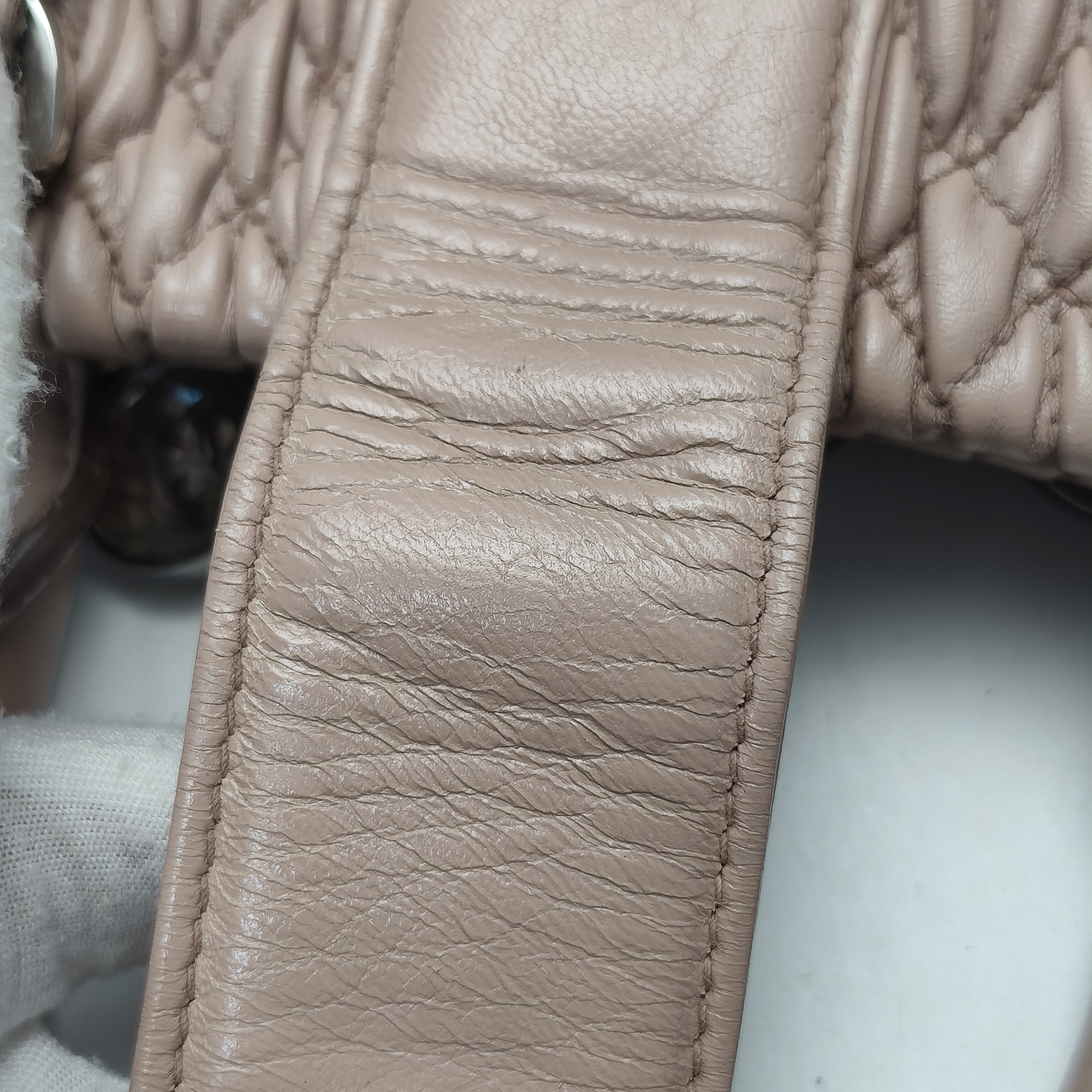 【*Shipped from: China*】Miu Miu Crystal Leather Shoulder Bag — view 11