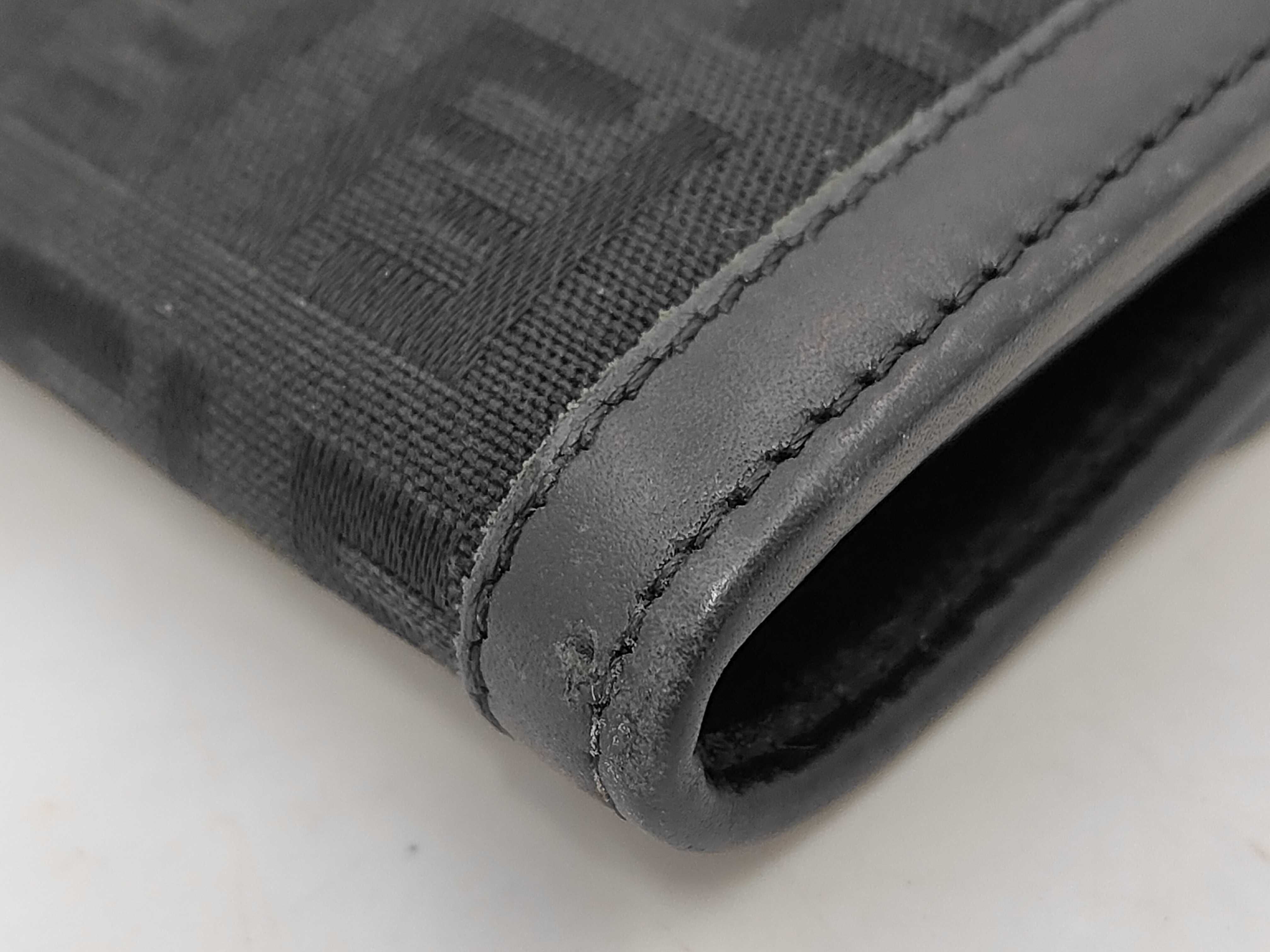Zucca pattern Fendi Zucca long wallet canvas black wallet — view 7