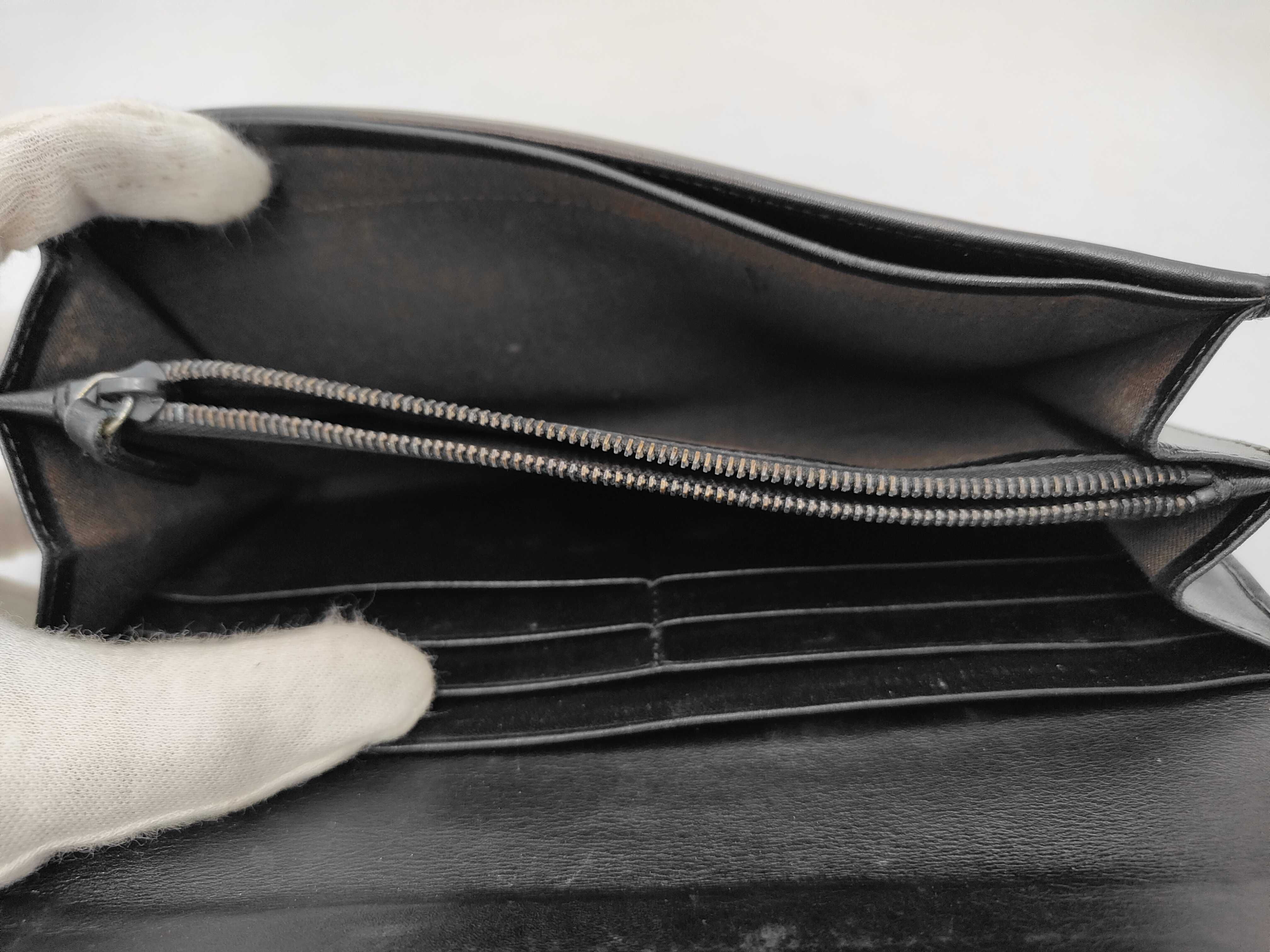 Zucca pattern Fendi Zucca long wallet canvas black wallet — view 9