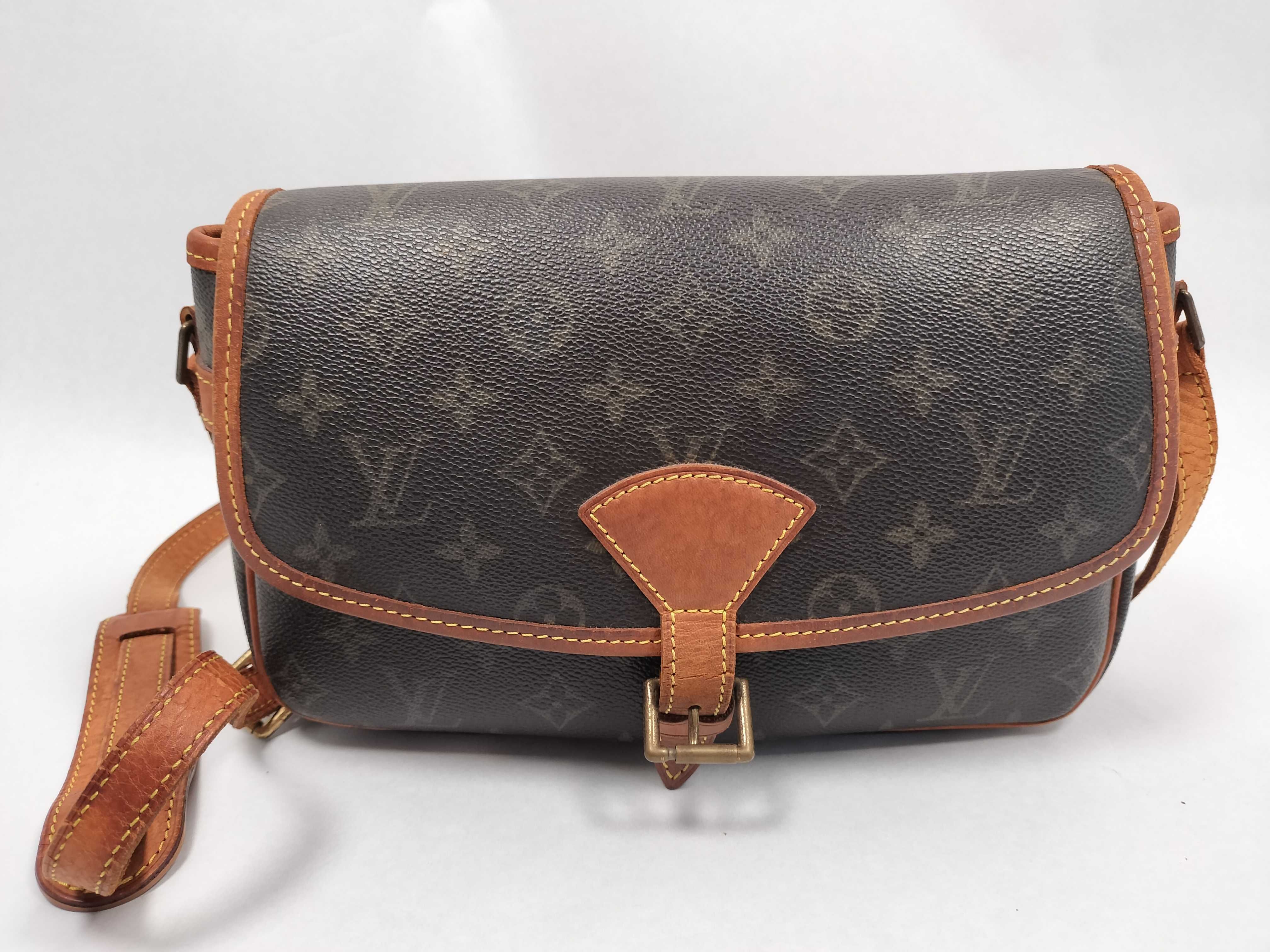 Monogram 【03】 Louis Vuitton Monogram Sologne Crossbody Shoulder Bag (Brown)