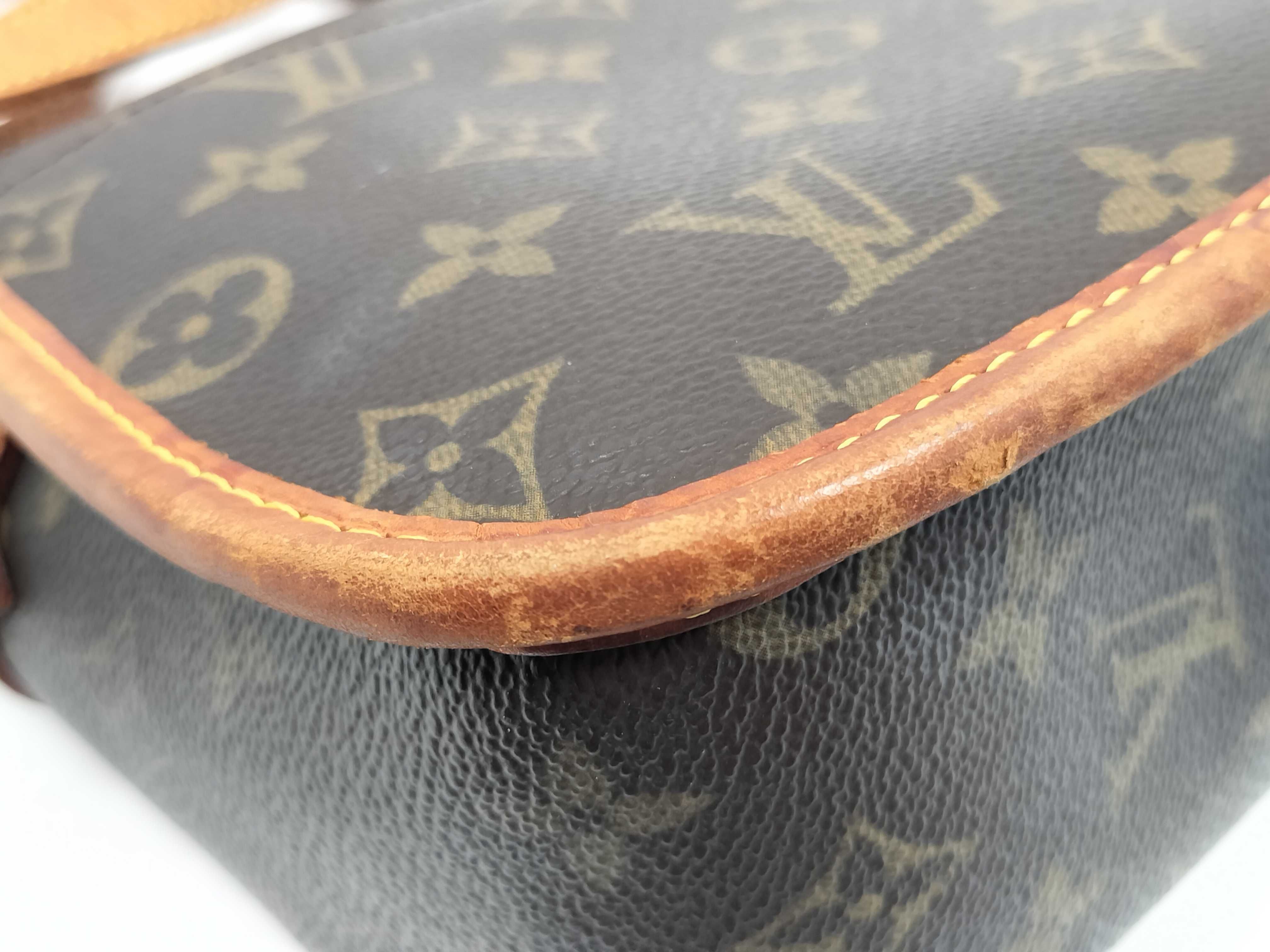 Monogram 【03】 Louis Vuitton Monogram Sologne Crossbody Shoulder Bag (Brown) — view 6
