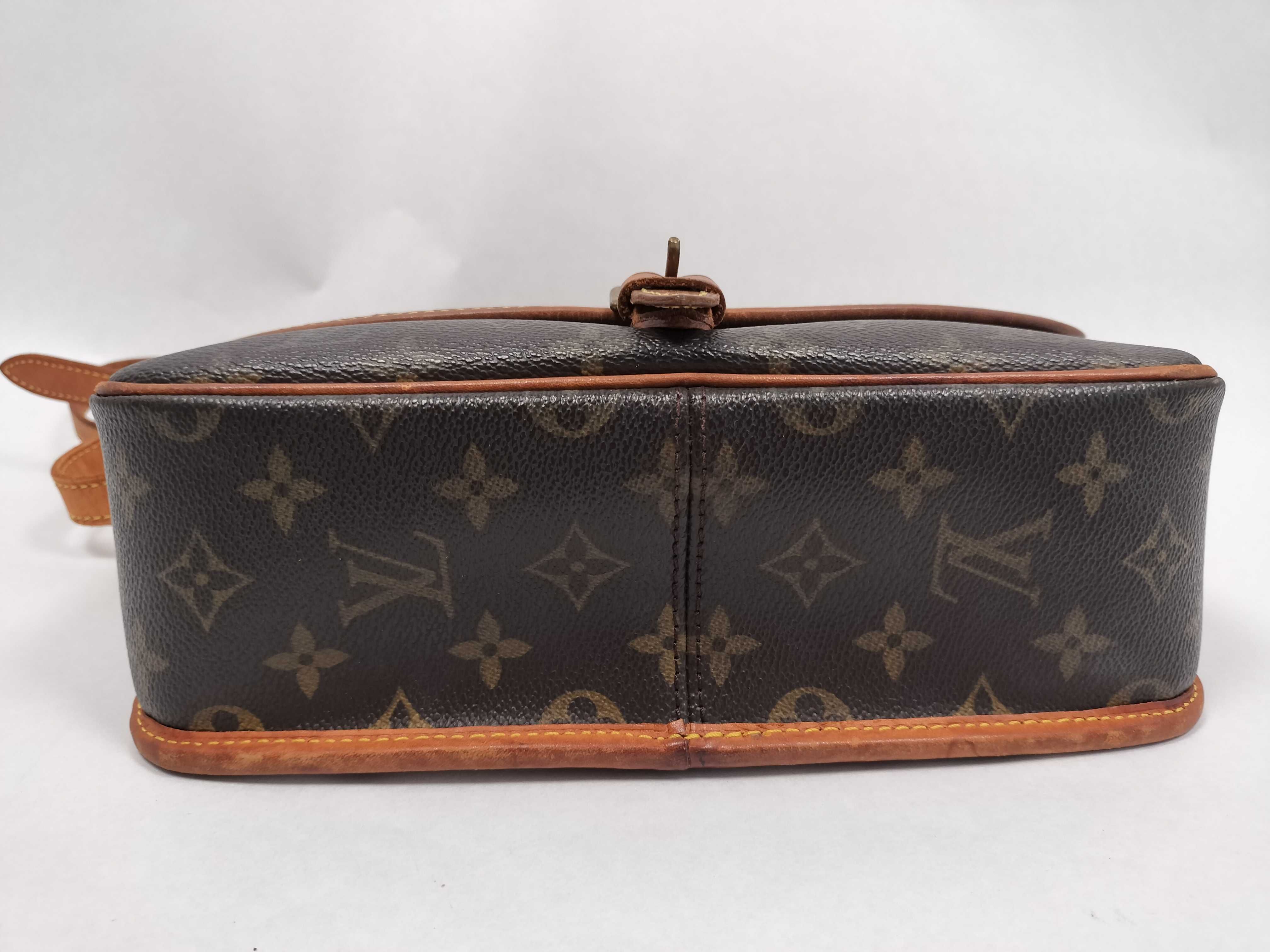 Monogram 【03】 Louis Vuitton Monogram Sologne Crossbody Shoulder Bag (Brown) — view 7