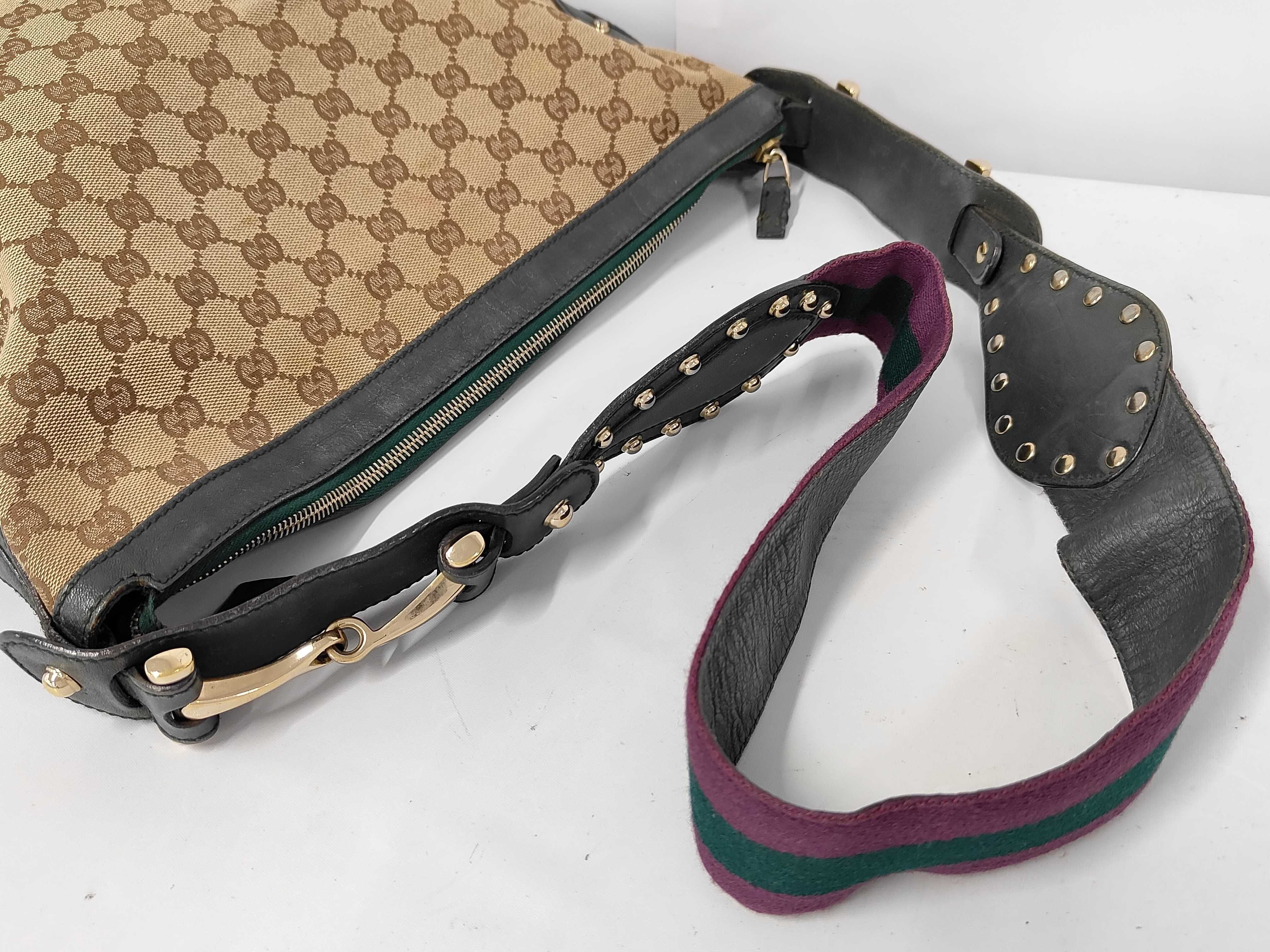 Horsebit Shoulder Bag GG Canvas 146249 Shoulder Bag — view 3