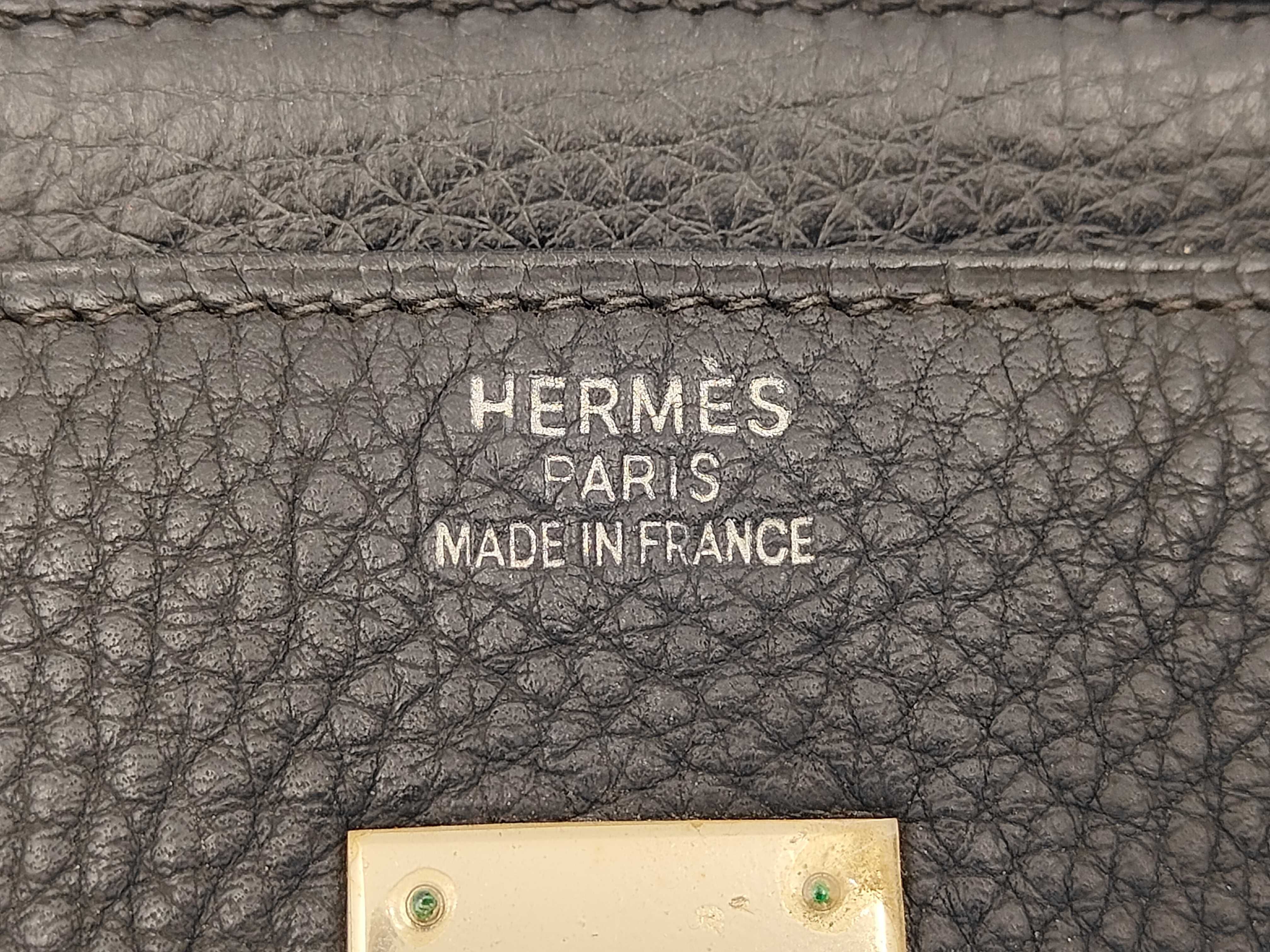 Birkin 40 Fjord Black SV ?G Handbag — view 13